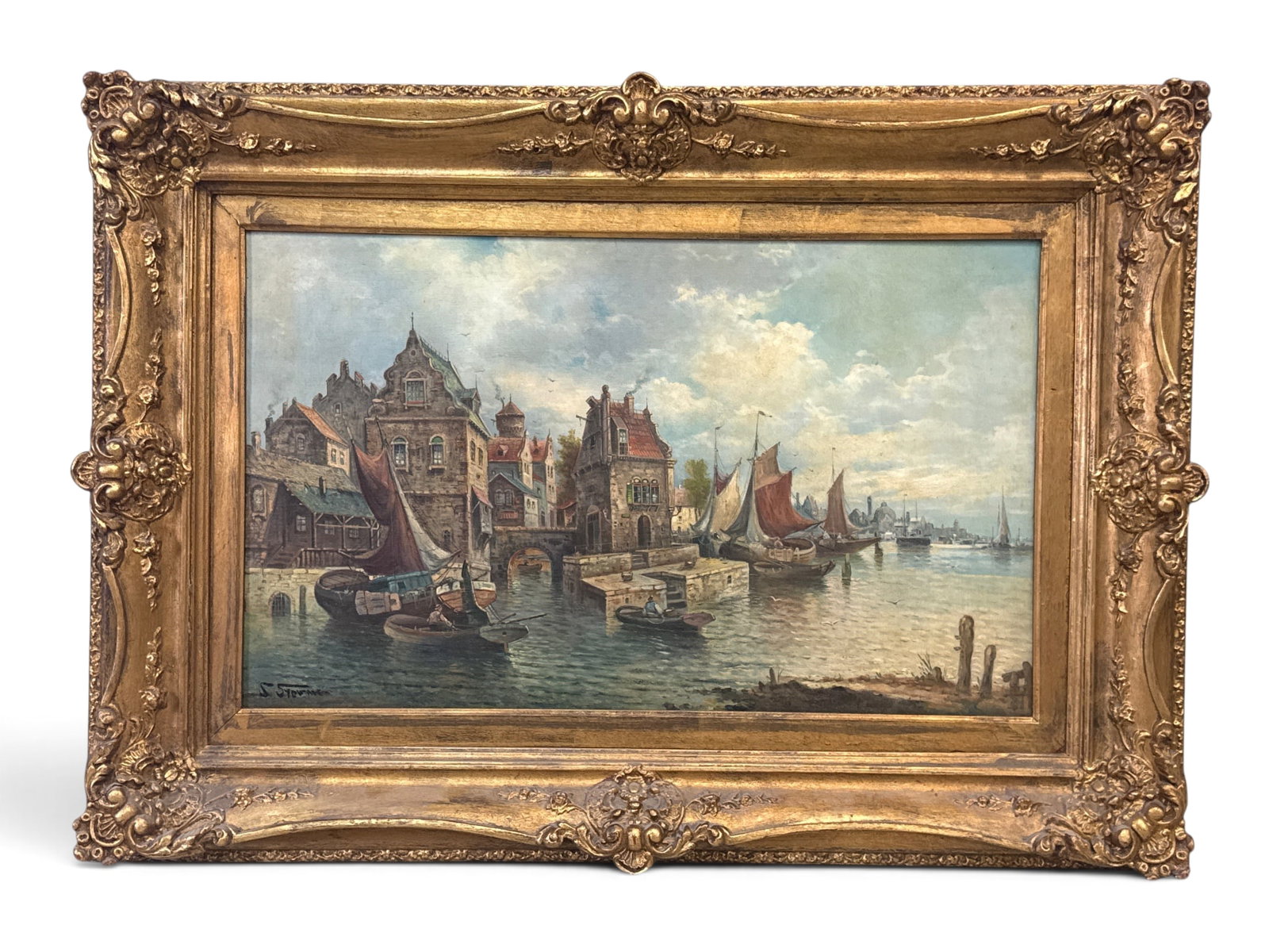 Venetian School Oil/Canvas: Landscape (1 of 7)