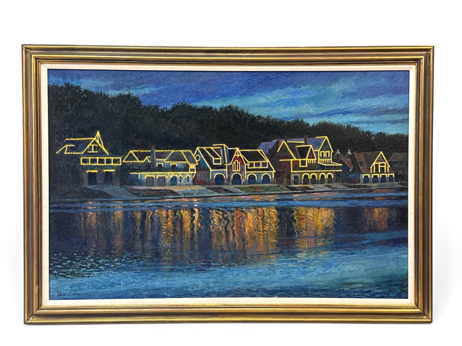 Dan Cavaliere Oil/Canvas: Boathouse Row (1 of 6)