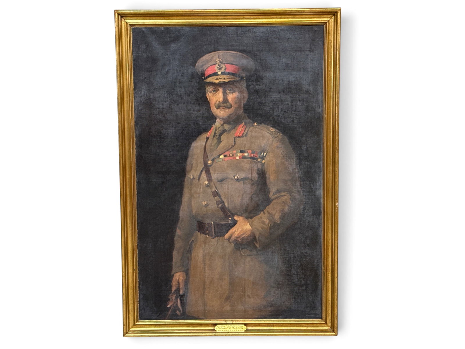 Oil on Canvas Portrait of General Sir John Grenfell Maxwell (1 of 6)