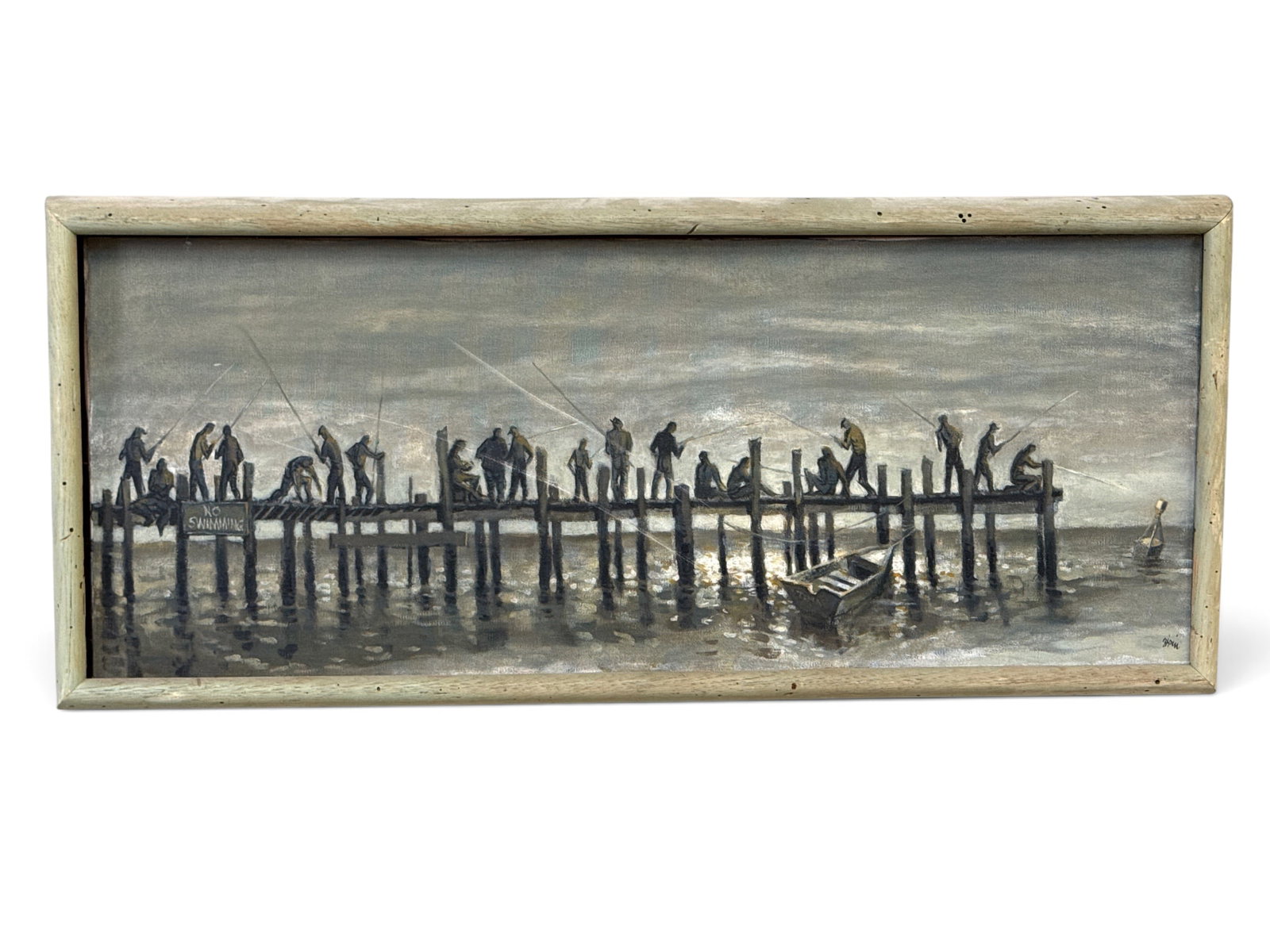 Martin Zipin Oil/Canvas: Fishing Pier (1 of 4)