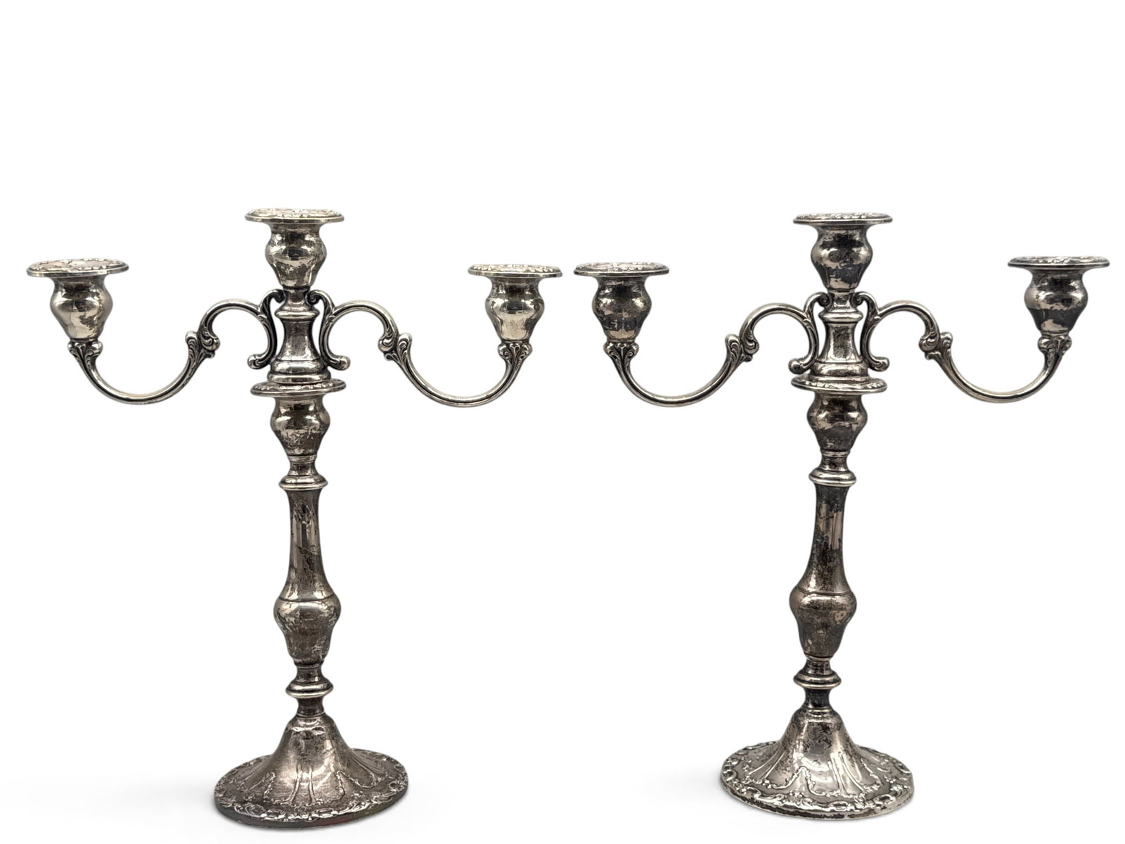 Pair Gorham Duchess Sterling Silver Candelabras (1 of 5)