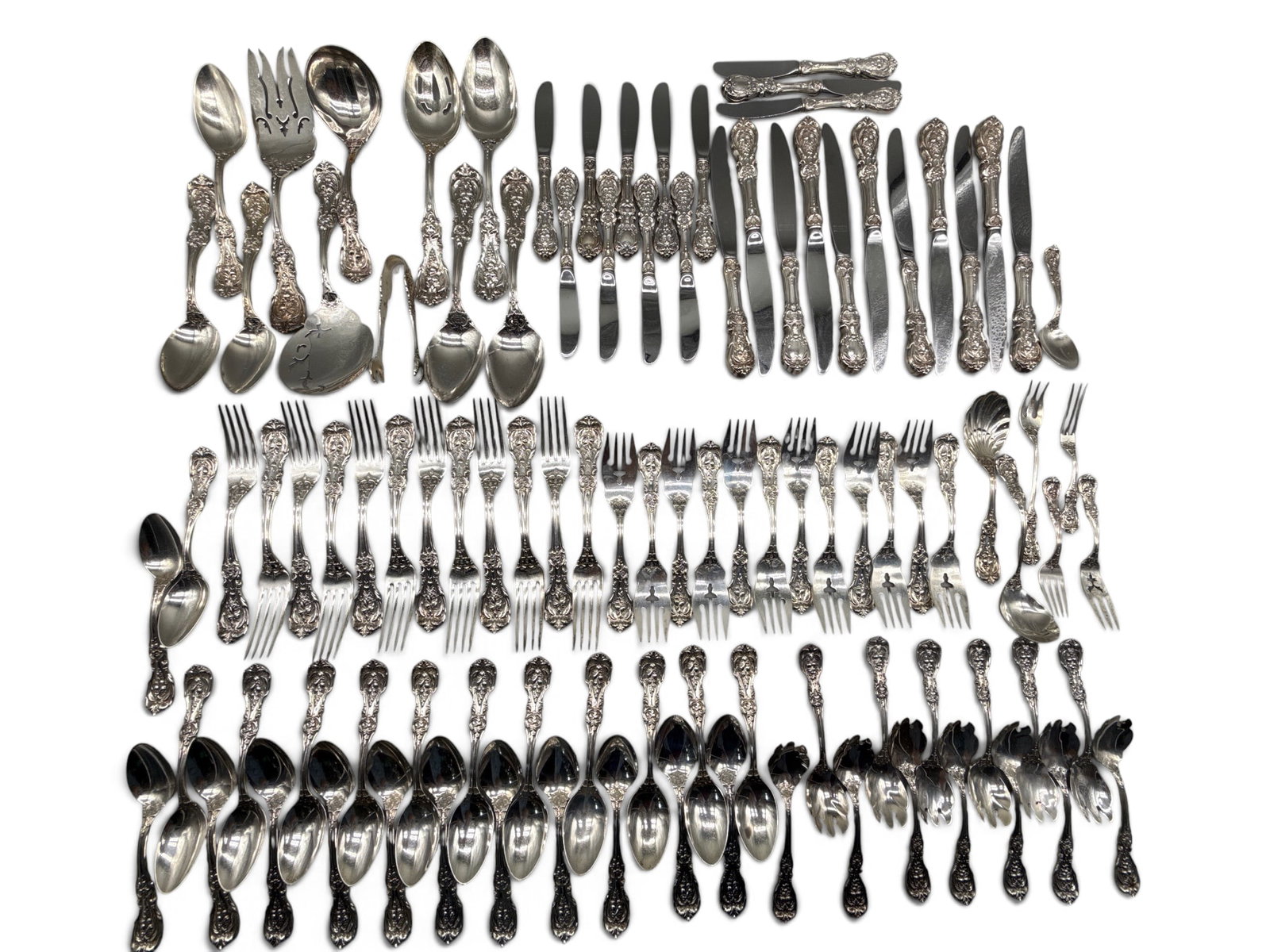 103 Pcs. Piece Reed & Barton Francis I Sterling Flatware (1 of 10)