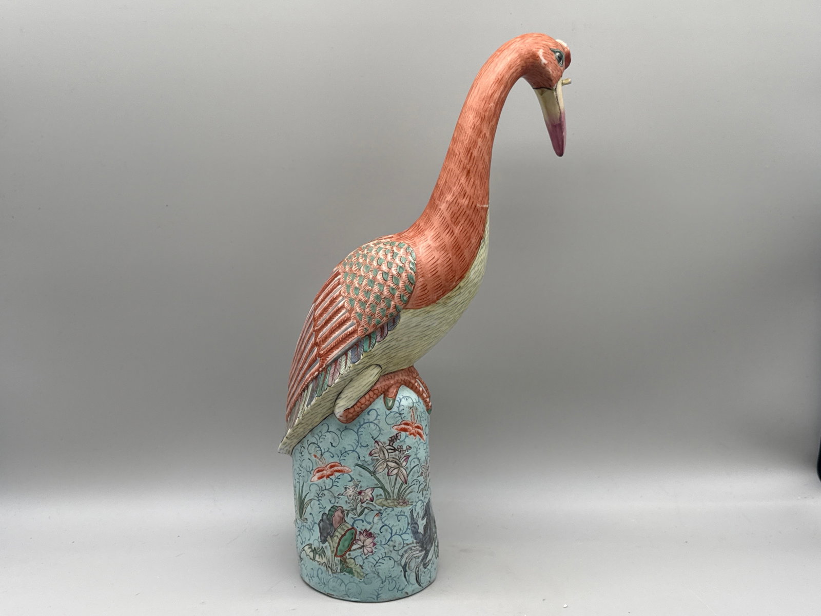 Two Chinese Export Crane Figures - 10