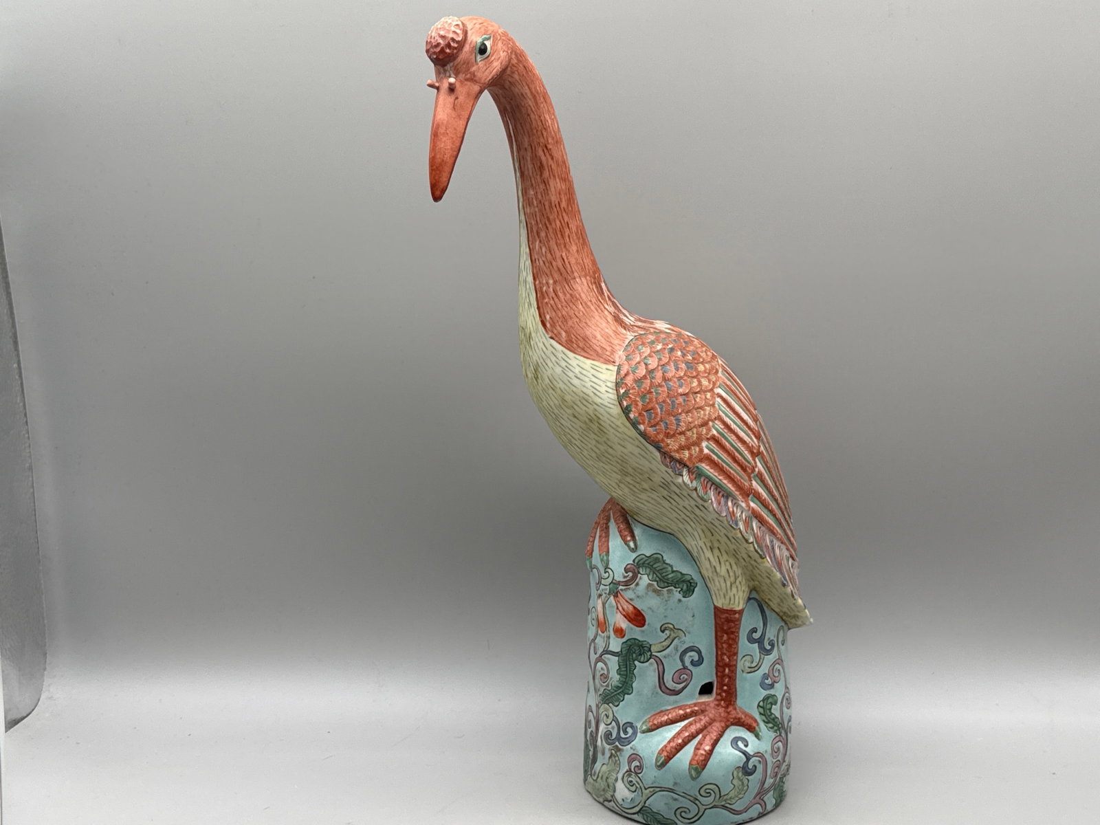 Two Chinese Export Crane Figures - 3
