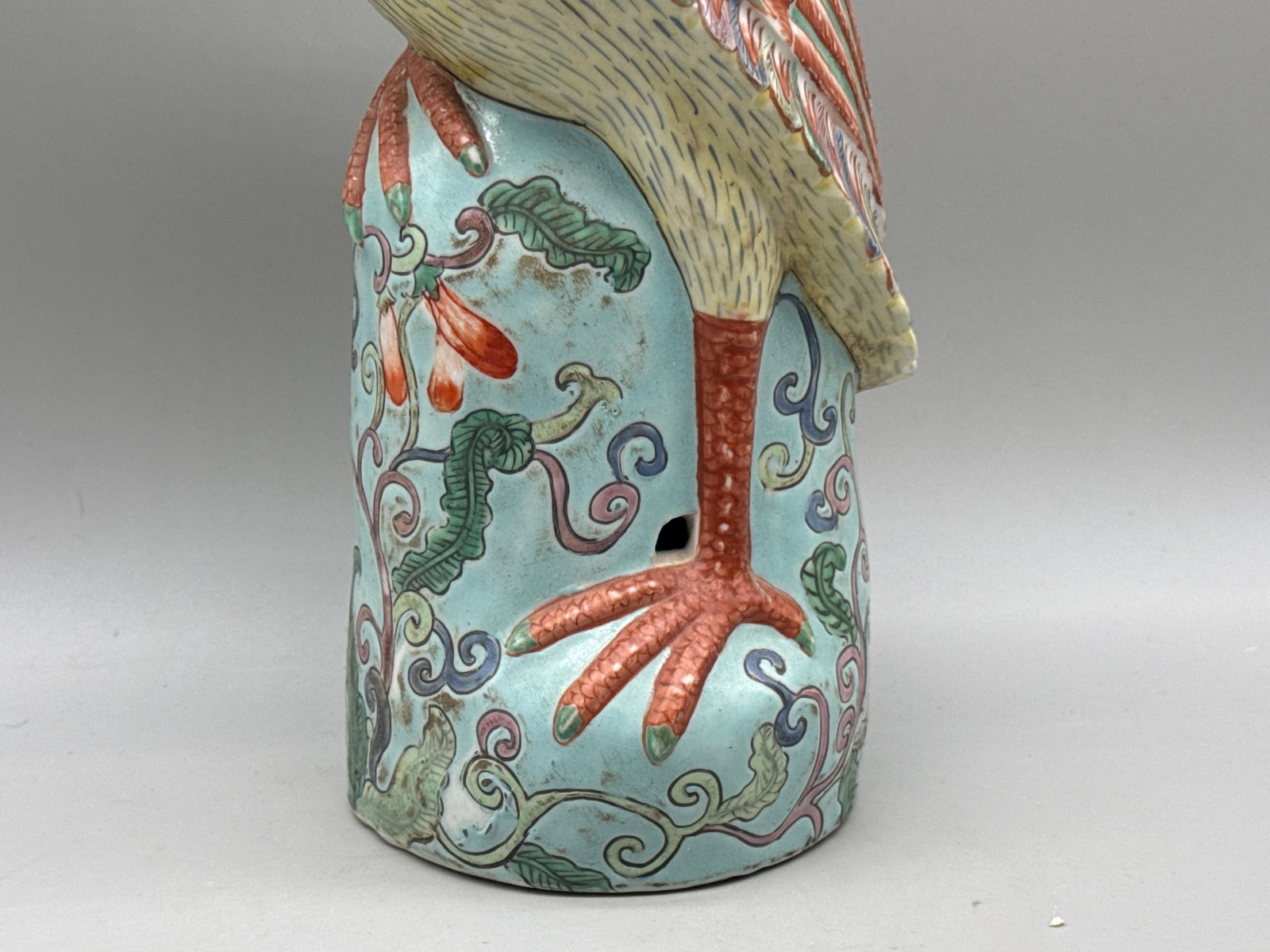 Two Chinese Export Crane Figures - 5
