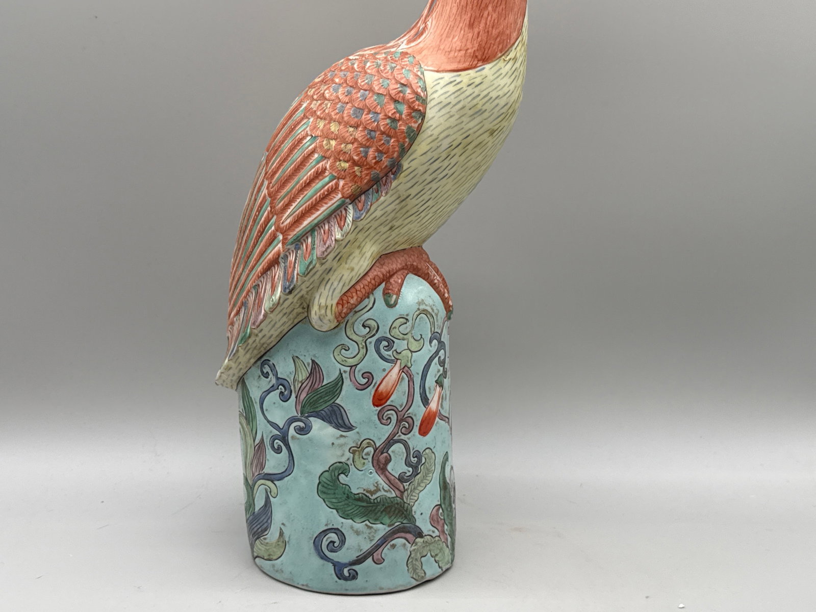 Two Chinese Export Crane Figures - 7