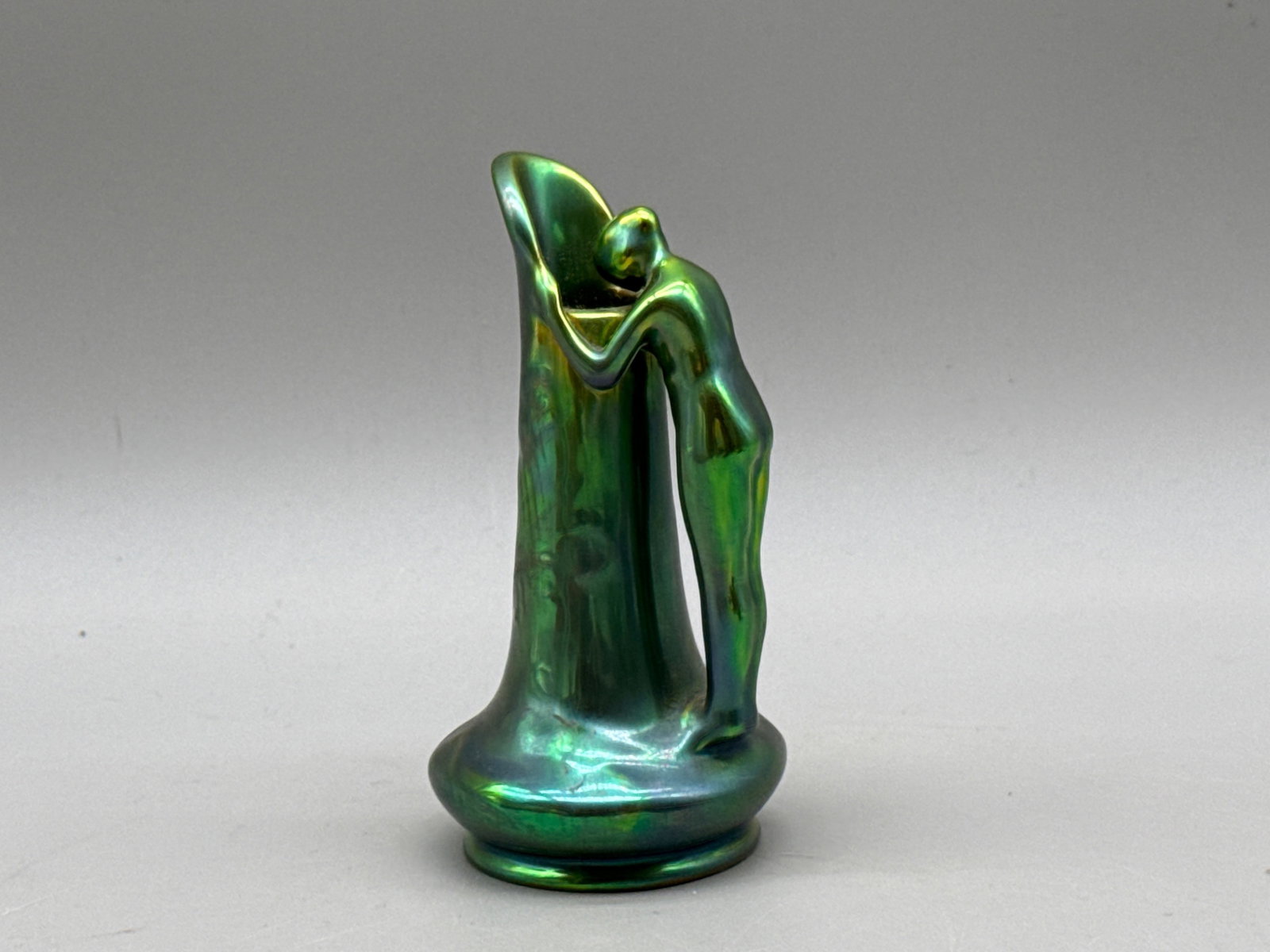 Zsolnay Eosin Figural Ewer - 2