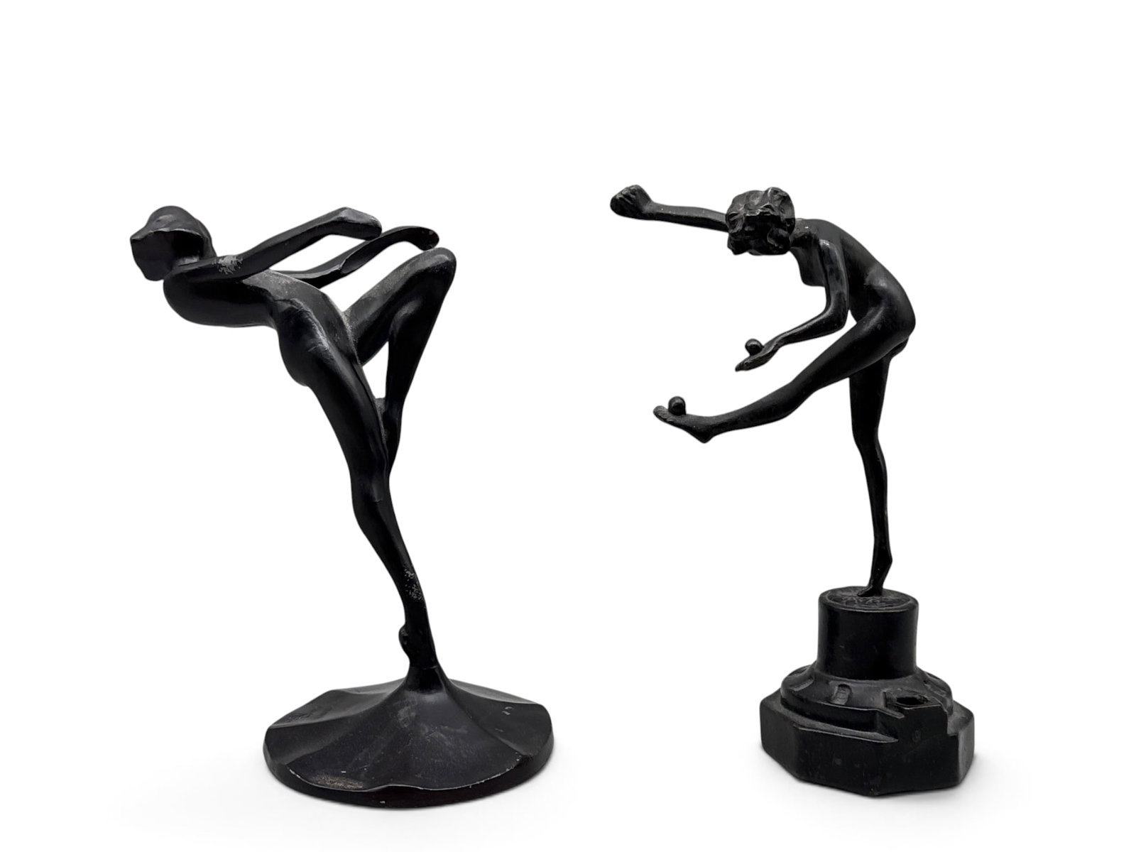 Frankart Art Deco Flower Frog and Juggler Sculpture (1 of 8)