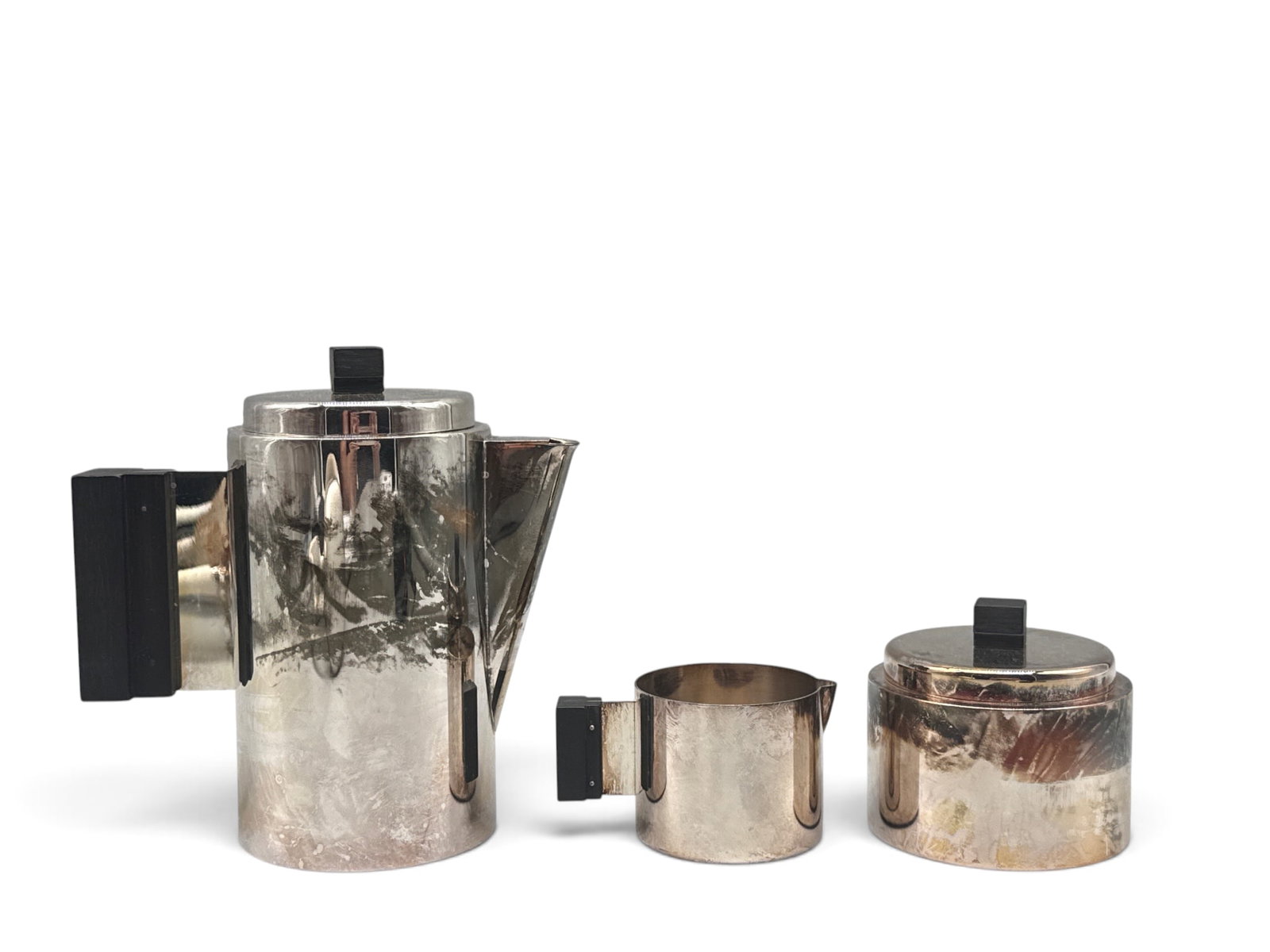 Three-Piece Christofle Modernist Tea Set (1 of 7)