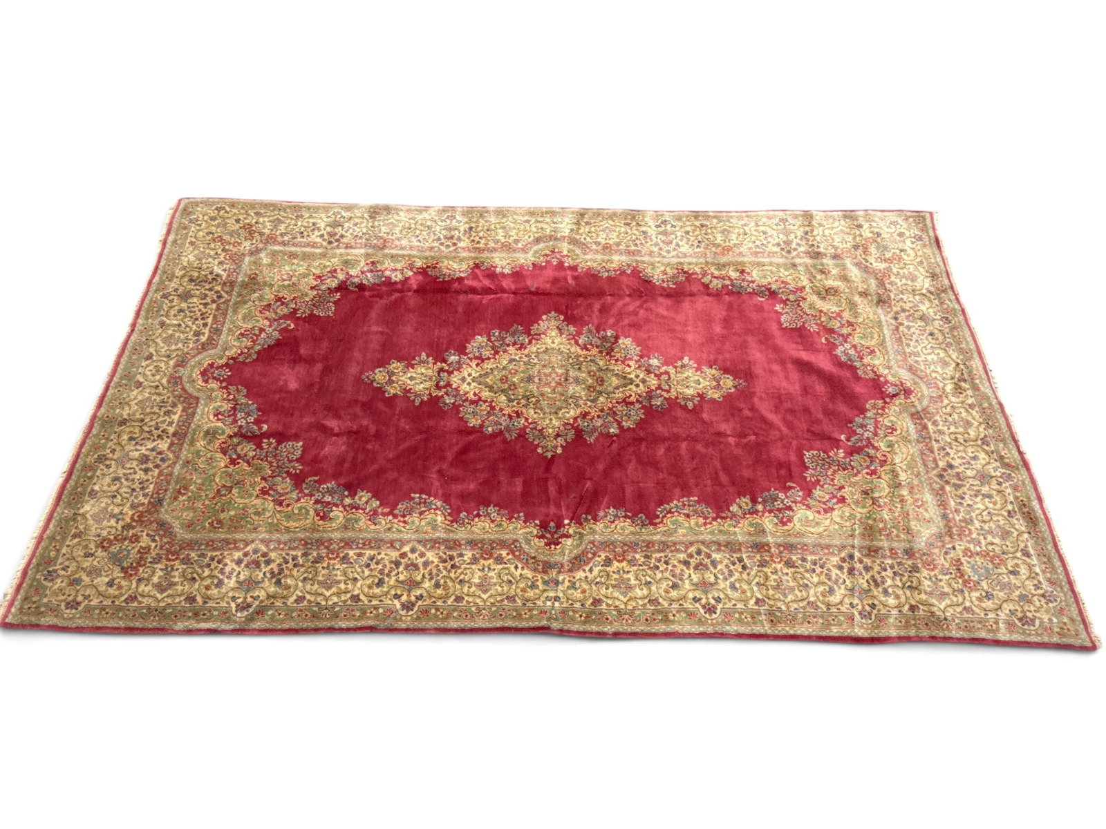 Hand-Knotted Kirman Carpet, 15ft 9in x 8ft 9in (1 of 7)