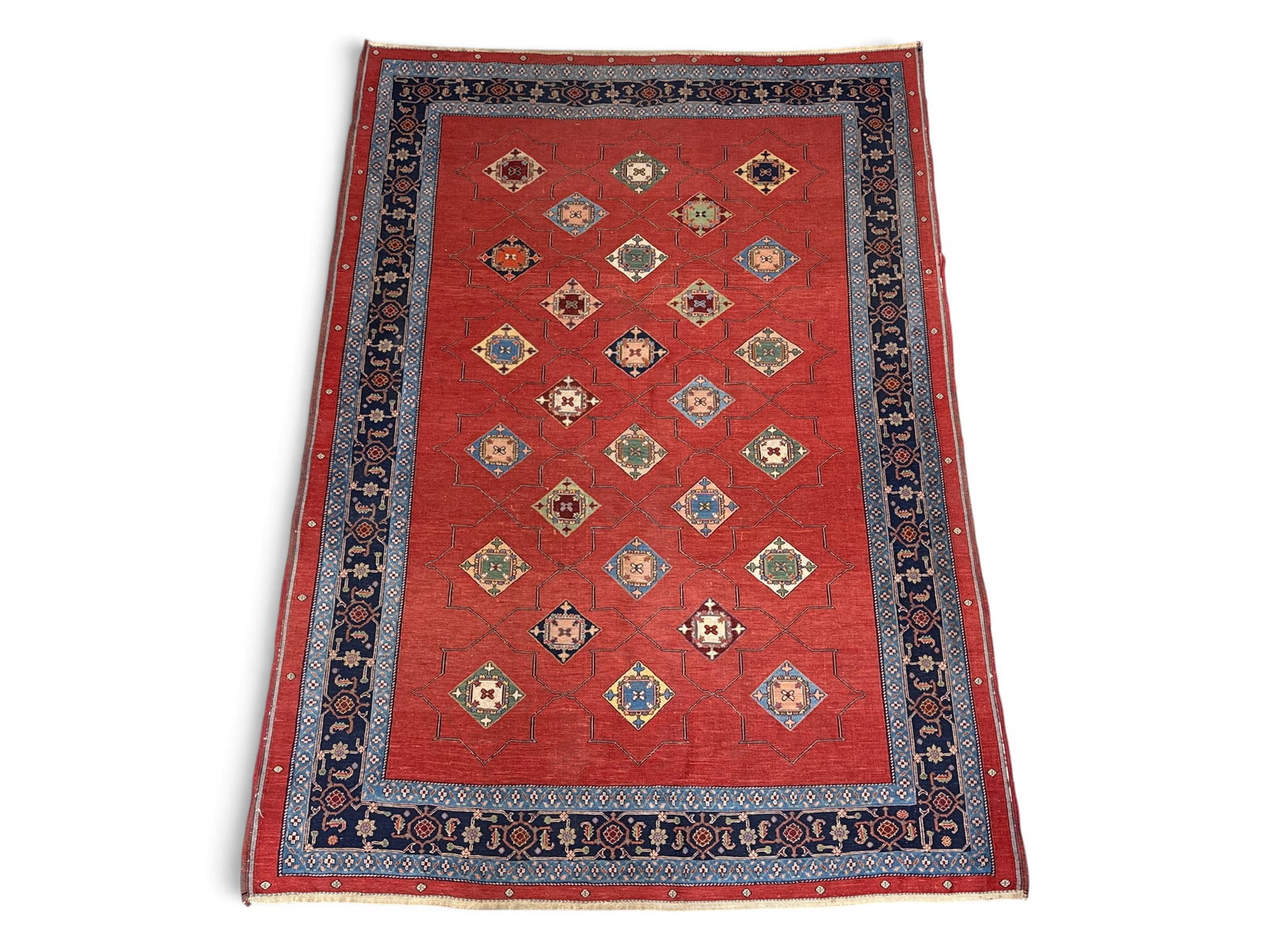 Hand-Knotted Caucasian Carpet, 7ft 11in x 5ft 6in (1 of 6)