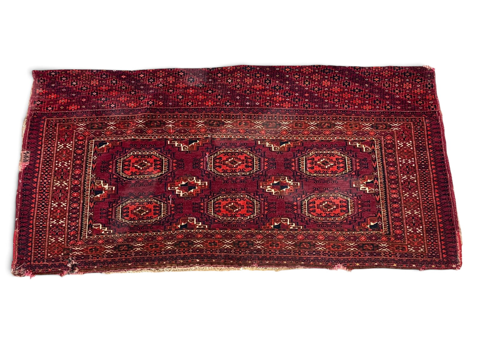 Turkoman Tekke Bag, 30 in x 60 in (1 of 3)