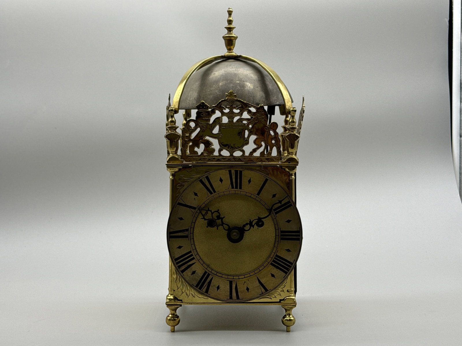 English Brass Lantern Clock - 2