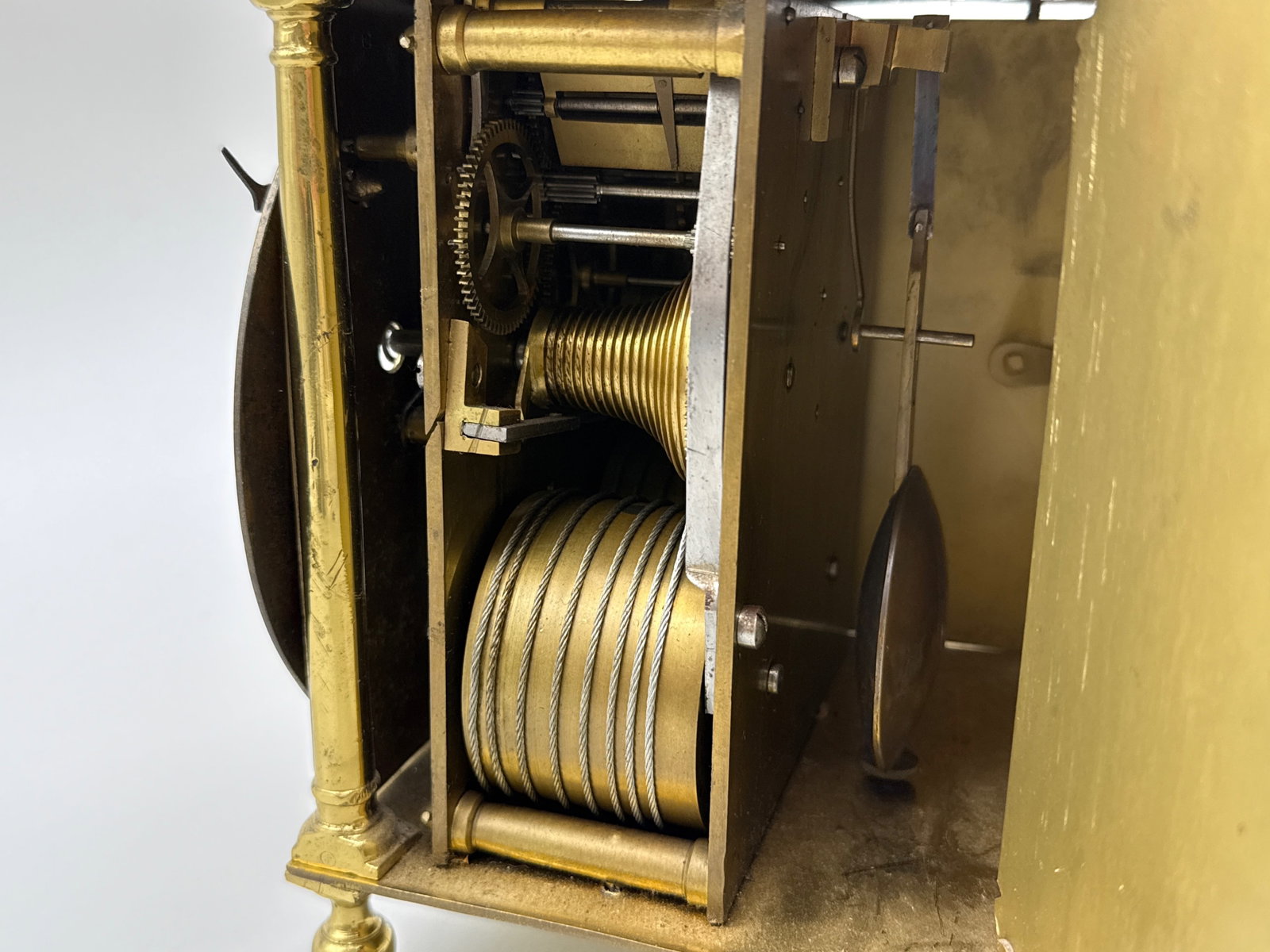English Brass Lantern Clock - 5