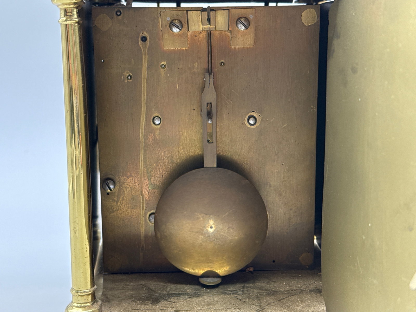English Brass Lantern Clock - 6