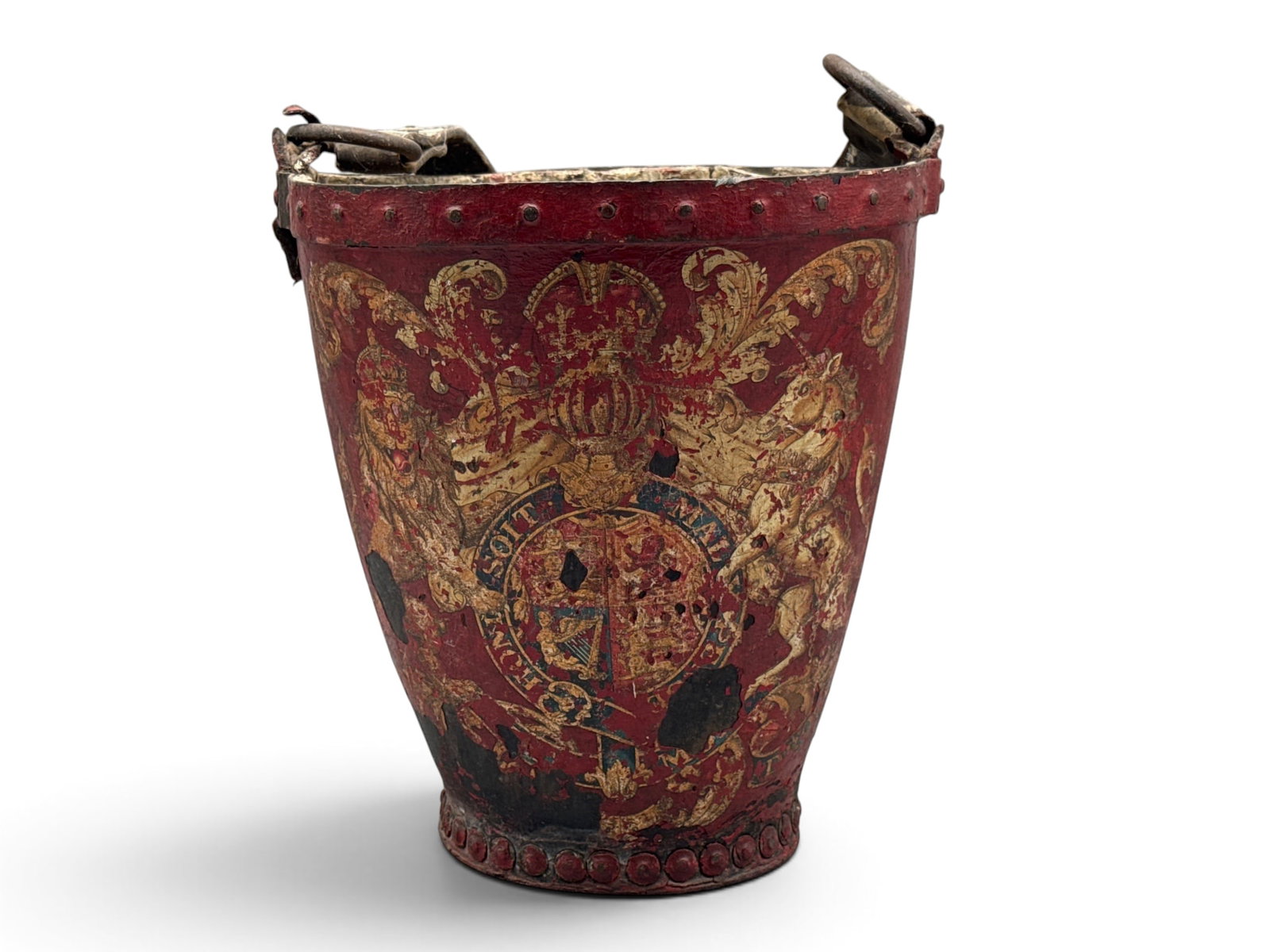 English Georgian Leather Fire Bucket (1 of 7)