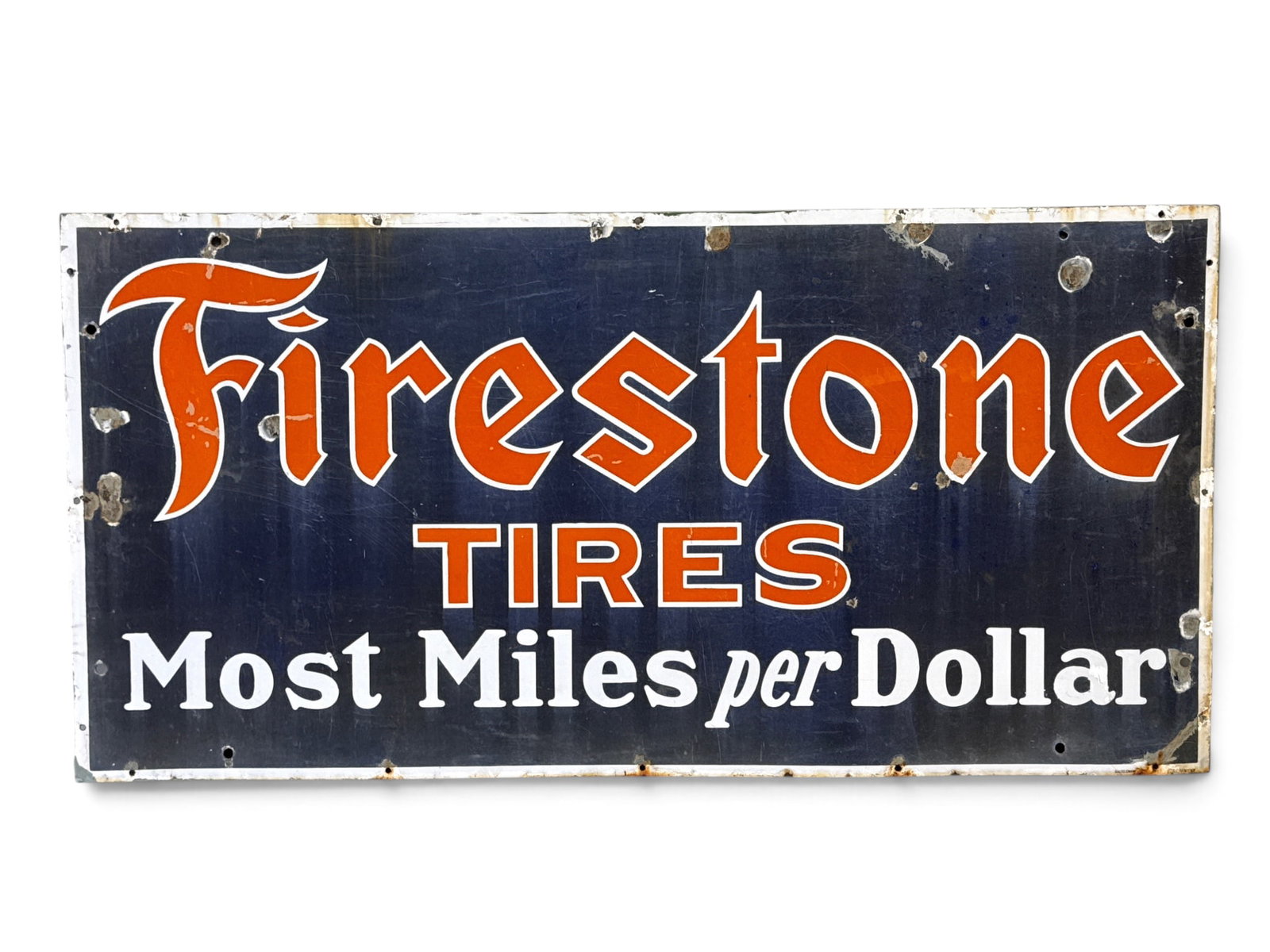 Firestone Tires Single-Sided Porcelain Advertising Sign (1 of 7)