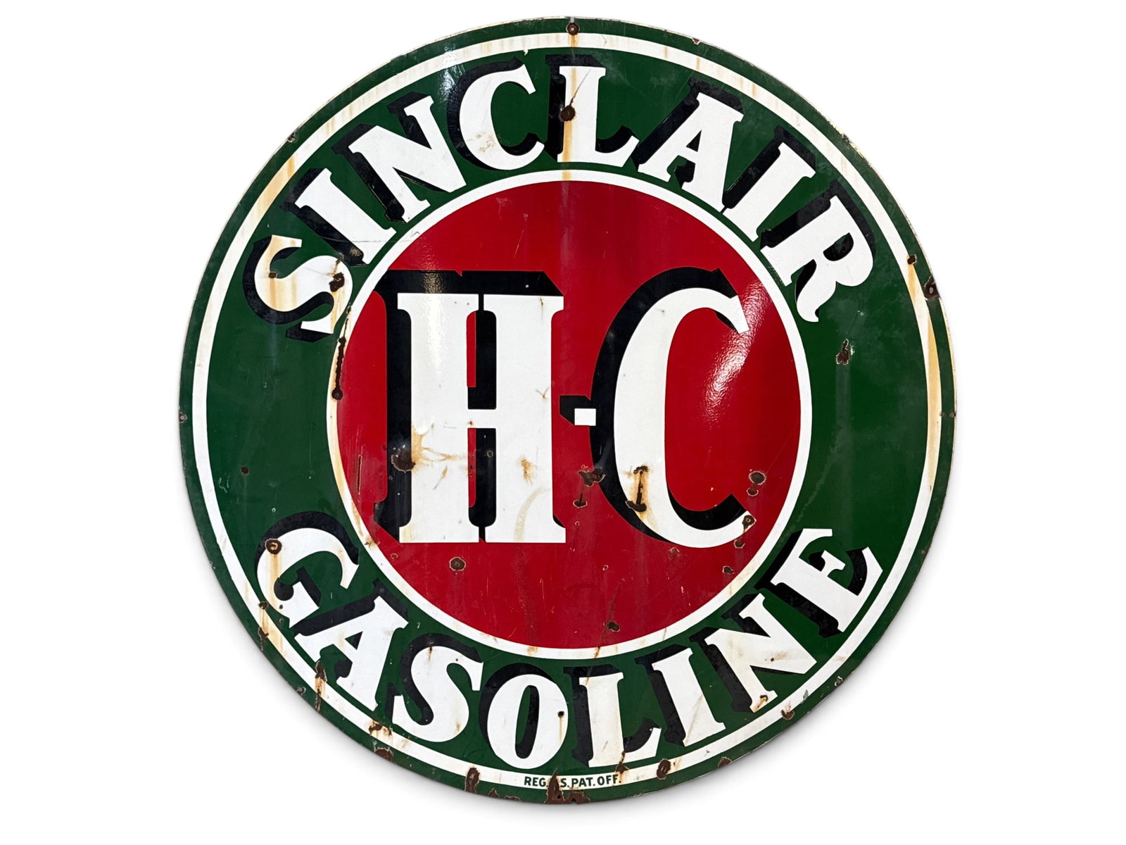 Sinclair HC Double-Sided Porcelain Advertising Sign (1 of 8)