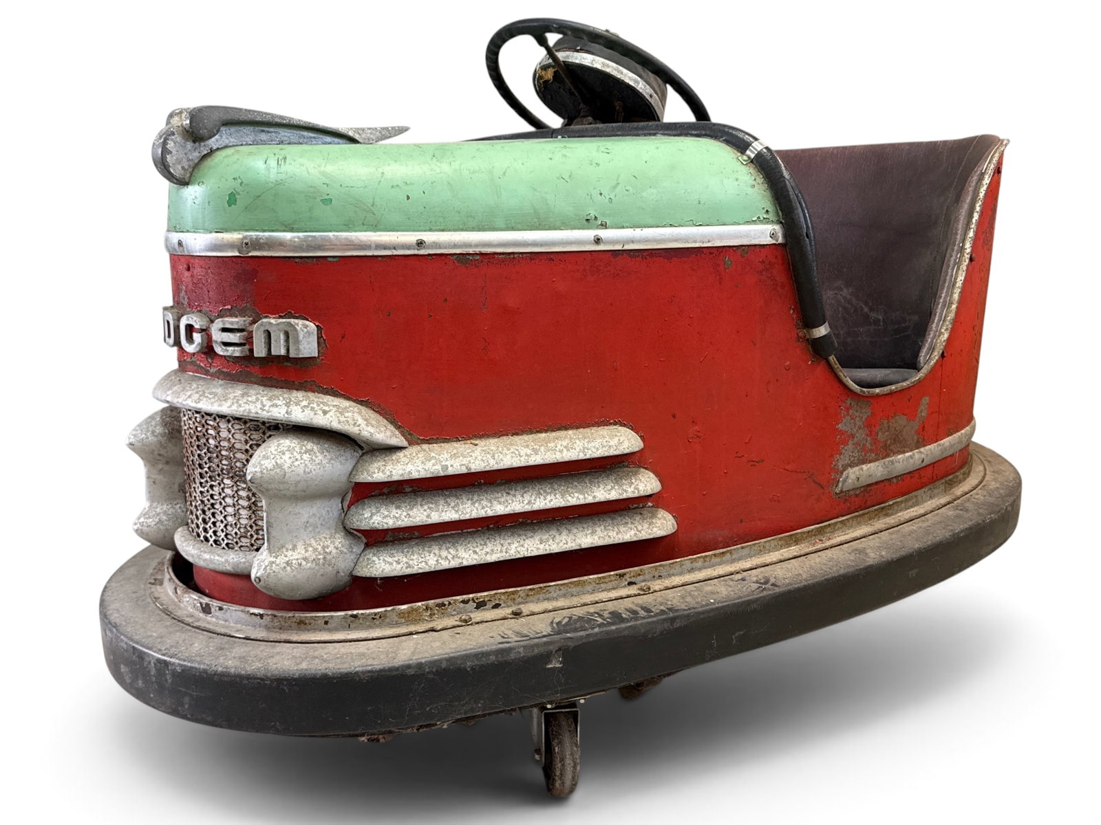 Dodgem Amusement Park Bumper Car: A 1950s era Dodgem amusement park bumper car. | You have additional shipping options, and are not required to use Live Shipping. Additional shipping and delivery details are available on our website: