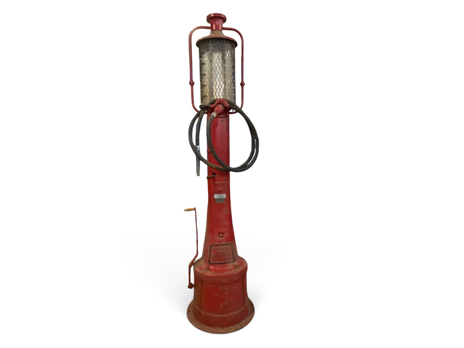 Fry Model 17R Five Gallon Visible Gas Pump: A Fry Model 17R visible gas pump. | You have additional shipping options, and are not required to use Live Shipping. Additional shipping and delivery details are available on our website: