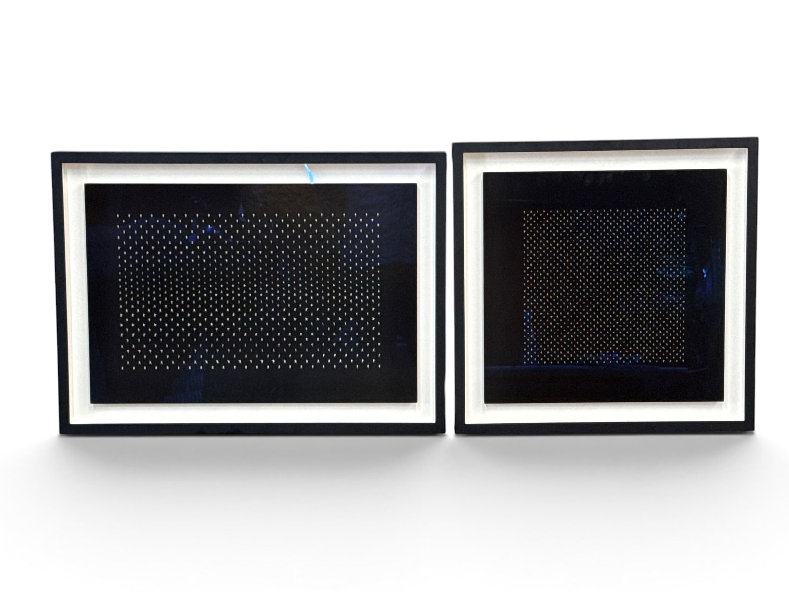 Two Guariglia and Chen Gelatin Silver Prints: Justin Guariglia (American, 1974) and Zoe Chen (Taiwanese, 1974). Two silver gelatin prints titled "Shaolin Composite IV, Yin and IX, Yin". Provenance: Gallery 339, Philadelphia. Each float mounted an