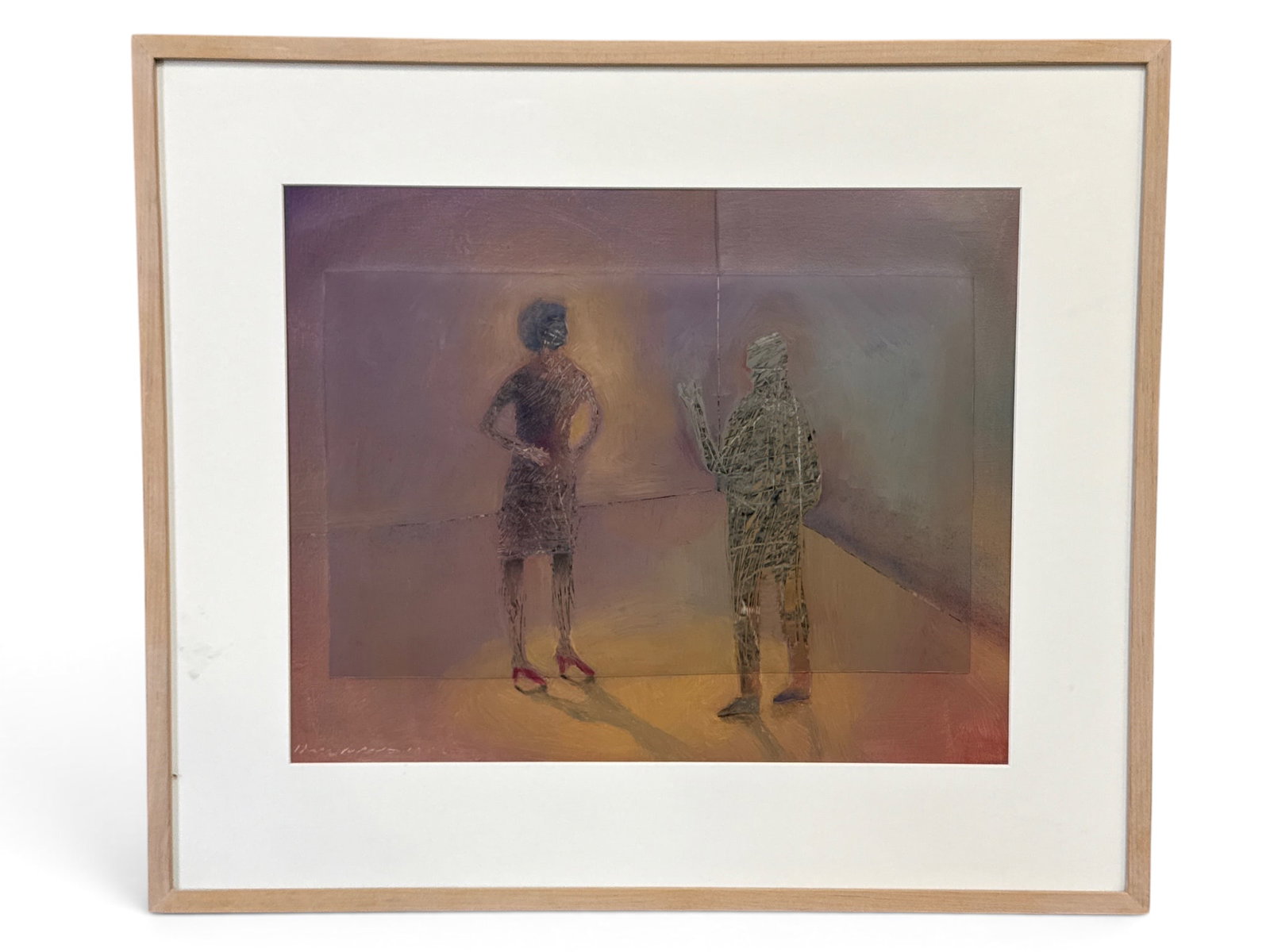 Holly Roberts. Mixed-Media: Couple Arguing (1 of 5)