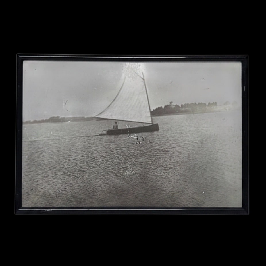 Thomas Eakins Photograph: Cat Boat on Manasquan (1 of 9)