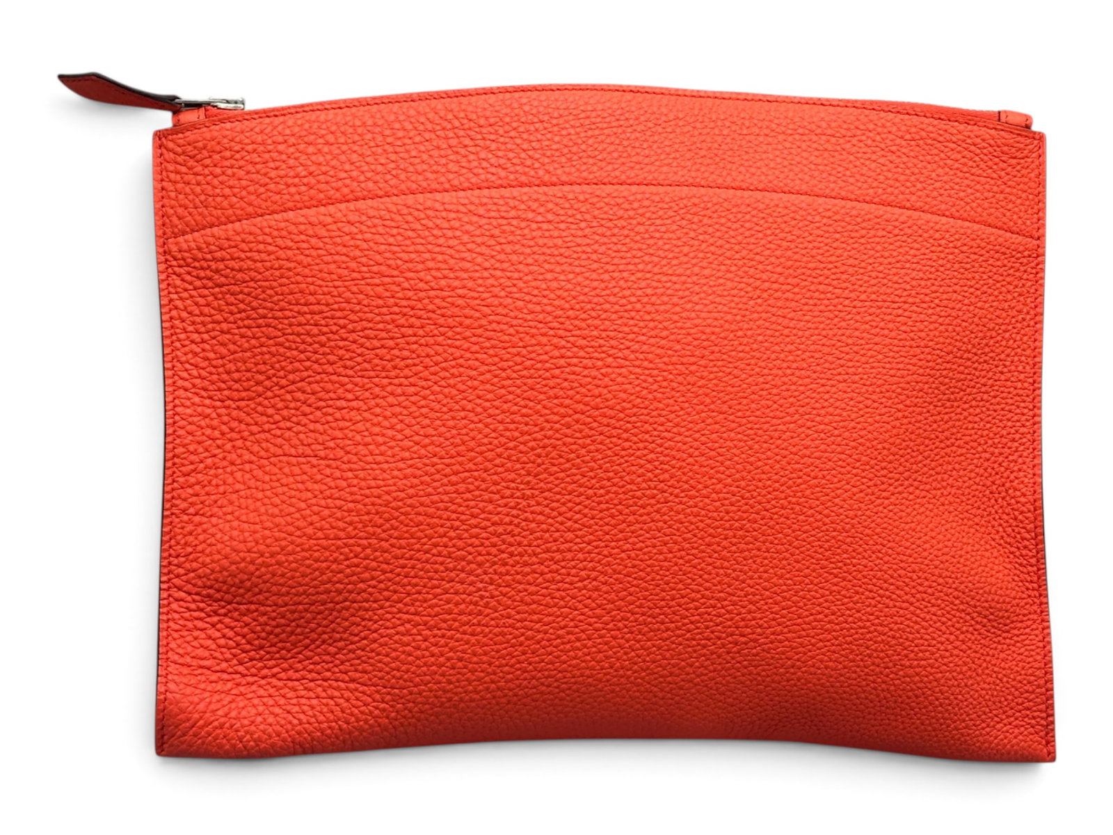 Hermes Pochette Bazar MM Orange Poppy (1 of 7)