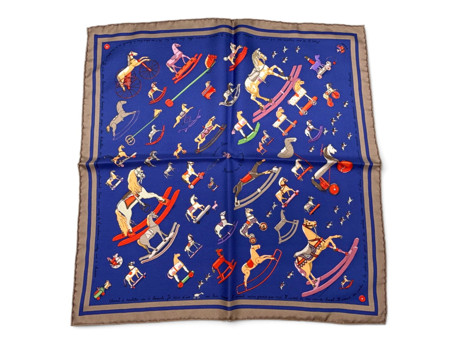 Hermes Raconte Moi le Cheval Silk Scarf (1 of 4)