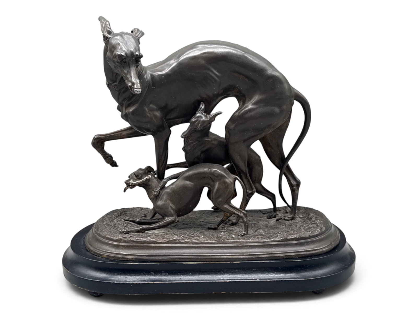 After Pierre-Jules Mene Bronze Whippet Statue (1 of 6)