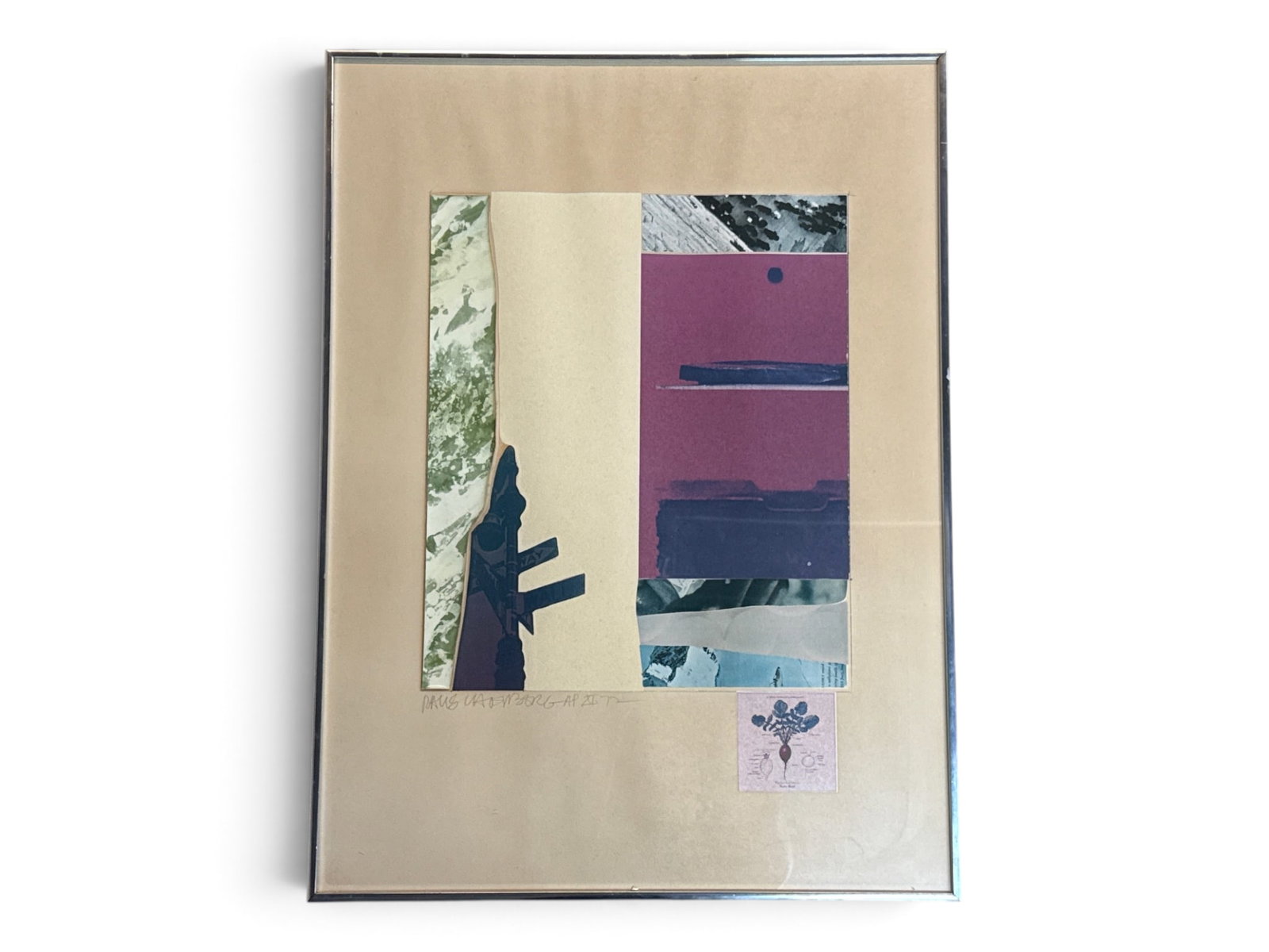 Robert Rauschenberg Mixed-Media: Horse Feathers 13 (1 of 7)