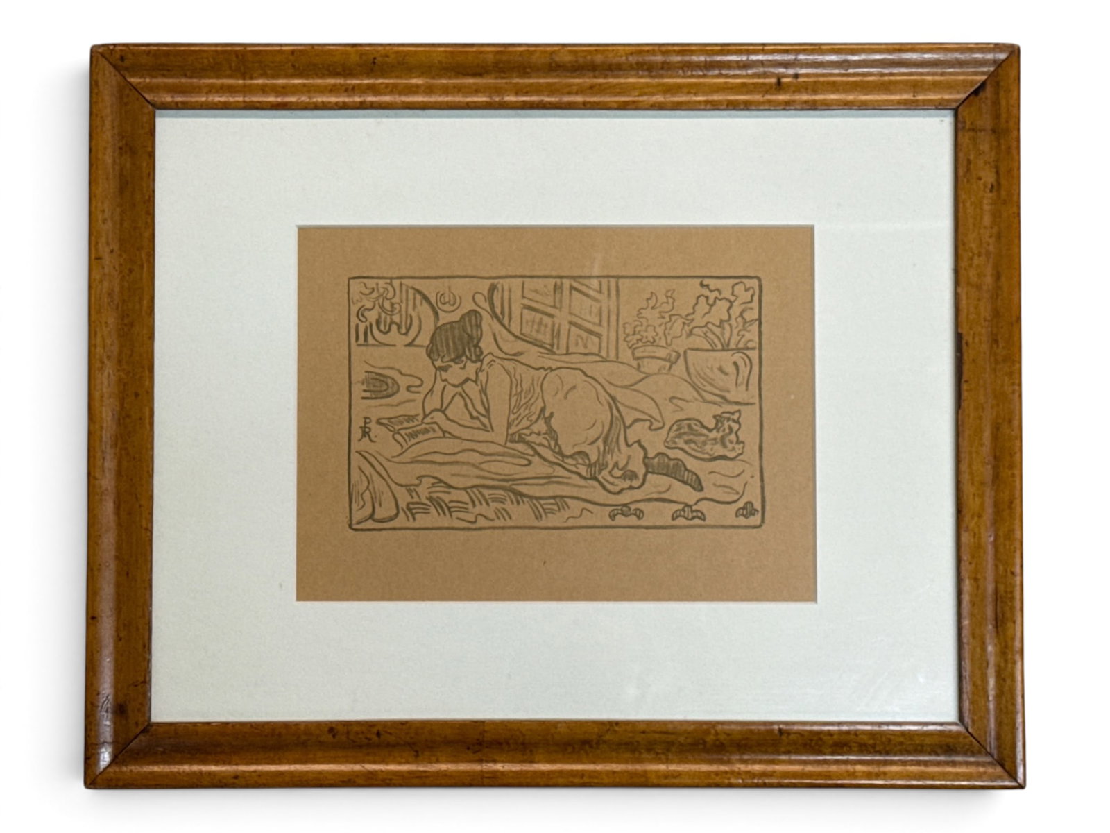 Paul Ranson Lithograph: The Reader