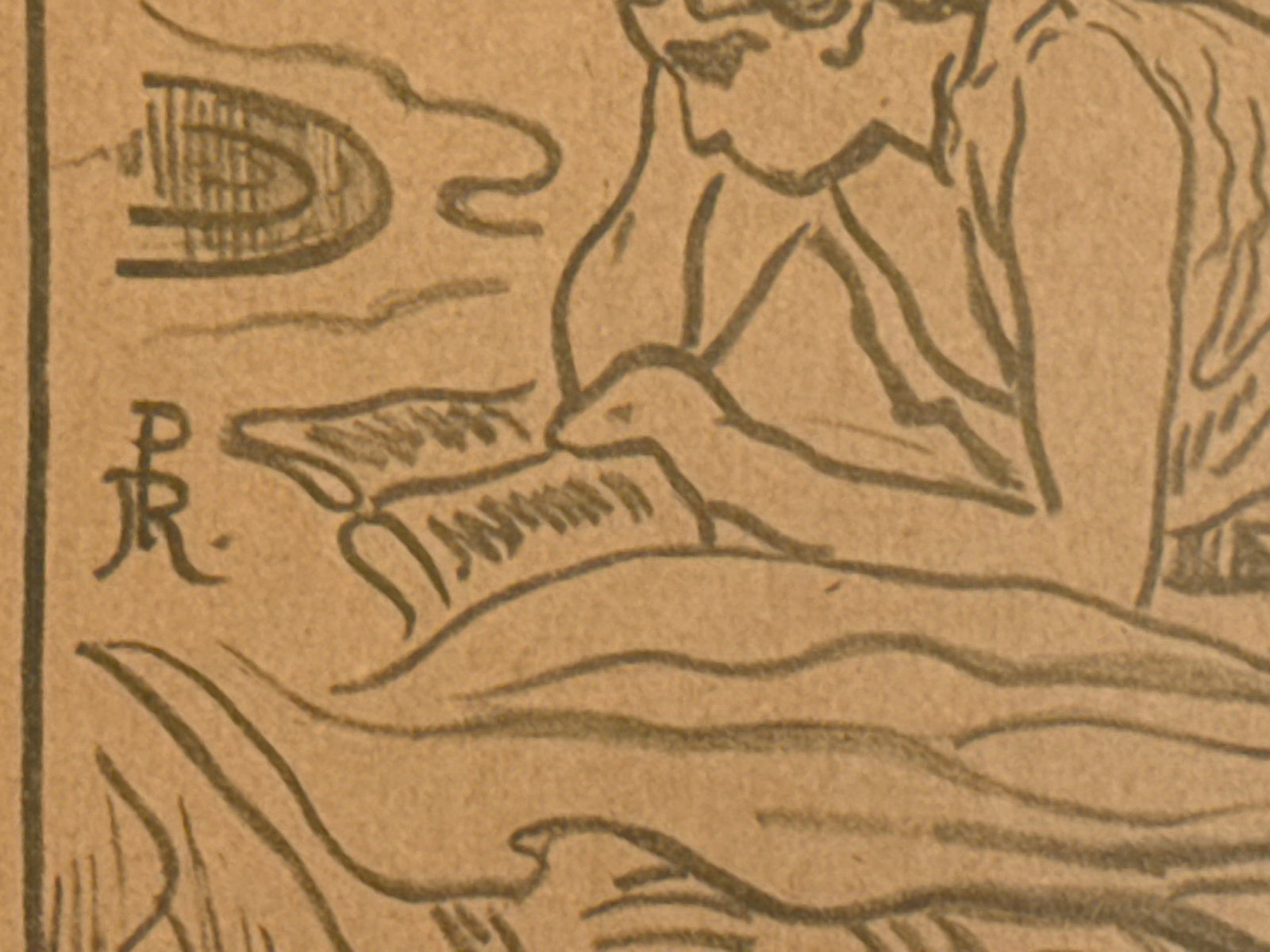 Paul Ranson Lithograph: The Reader - 3