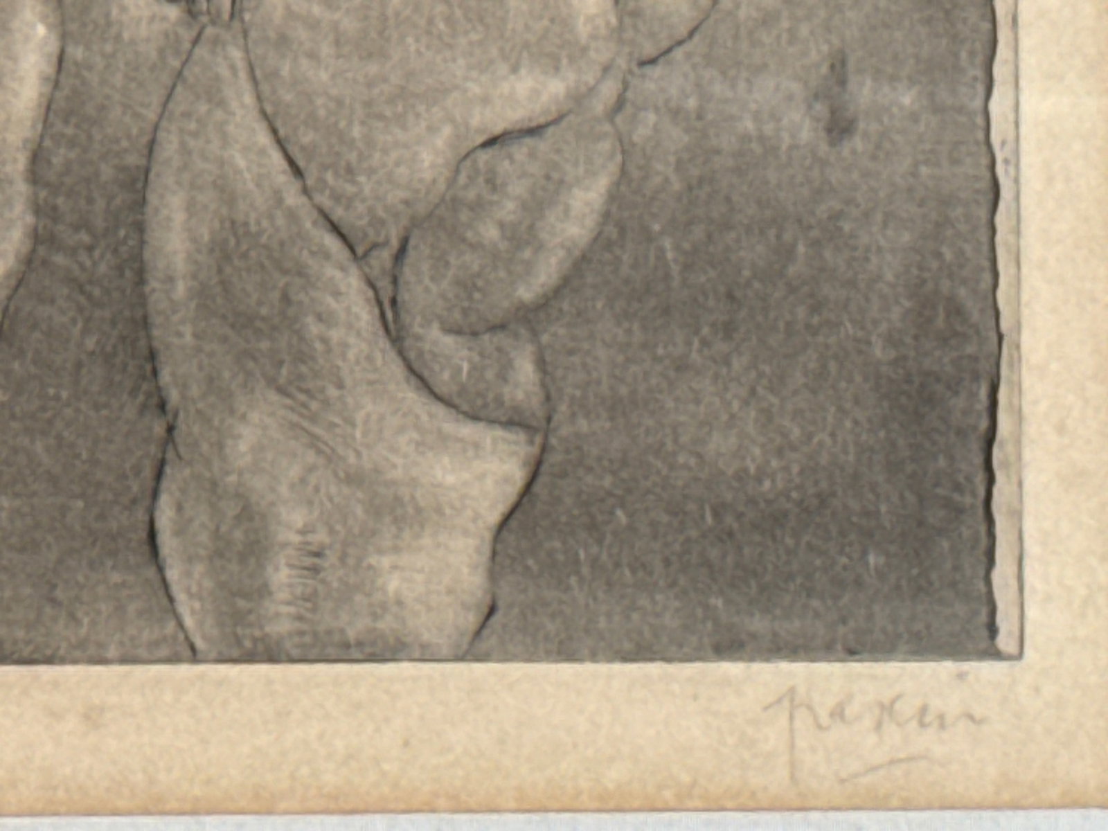Jules Pascin Etching: Compassion - 4