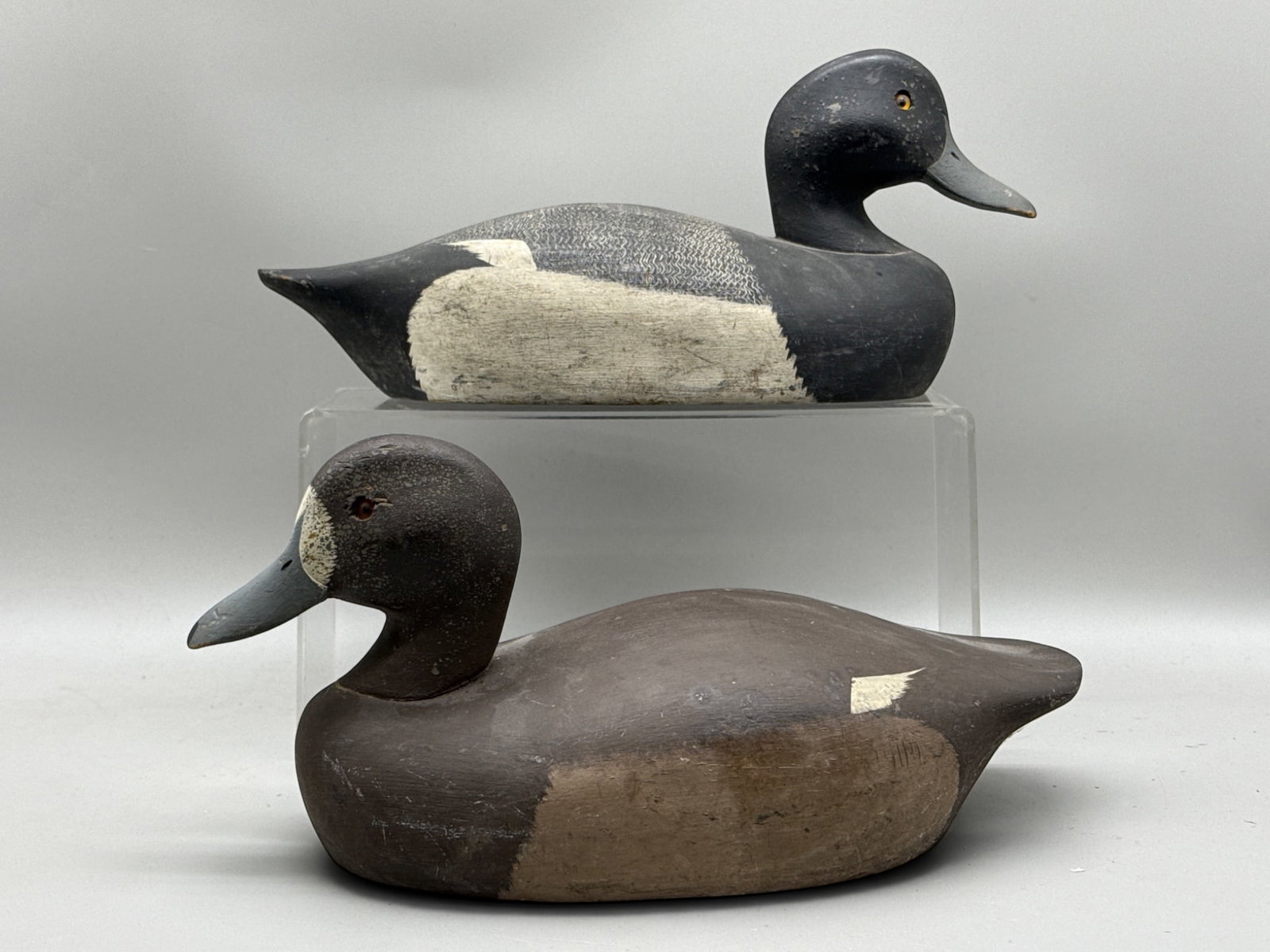 Ken Harris Bluebill Drake and Hen Decoys (1 of 5)