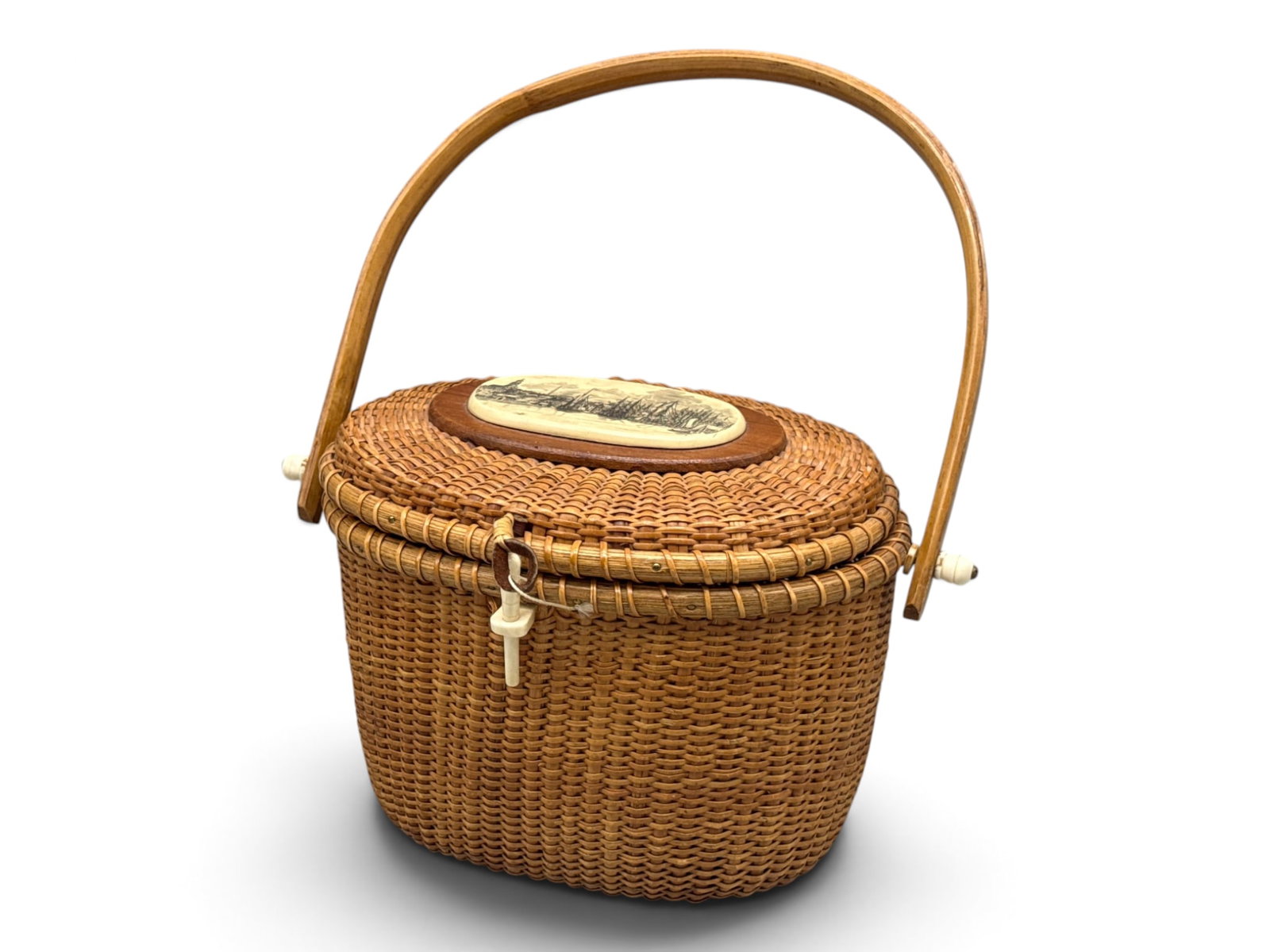 Barlow Nantucket Basket Purse (1 of 7)