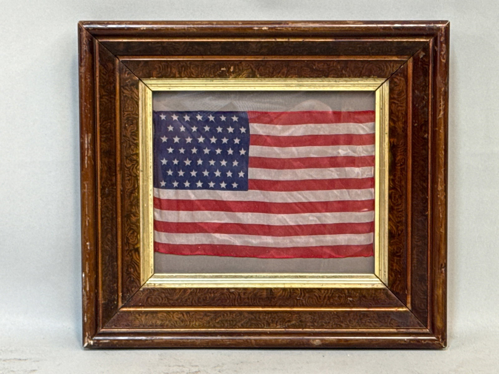 Victorian Framed 49-Star Flag (1 of 5)