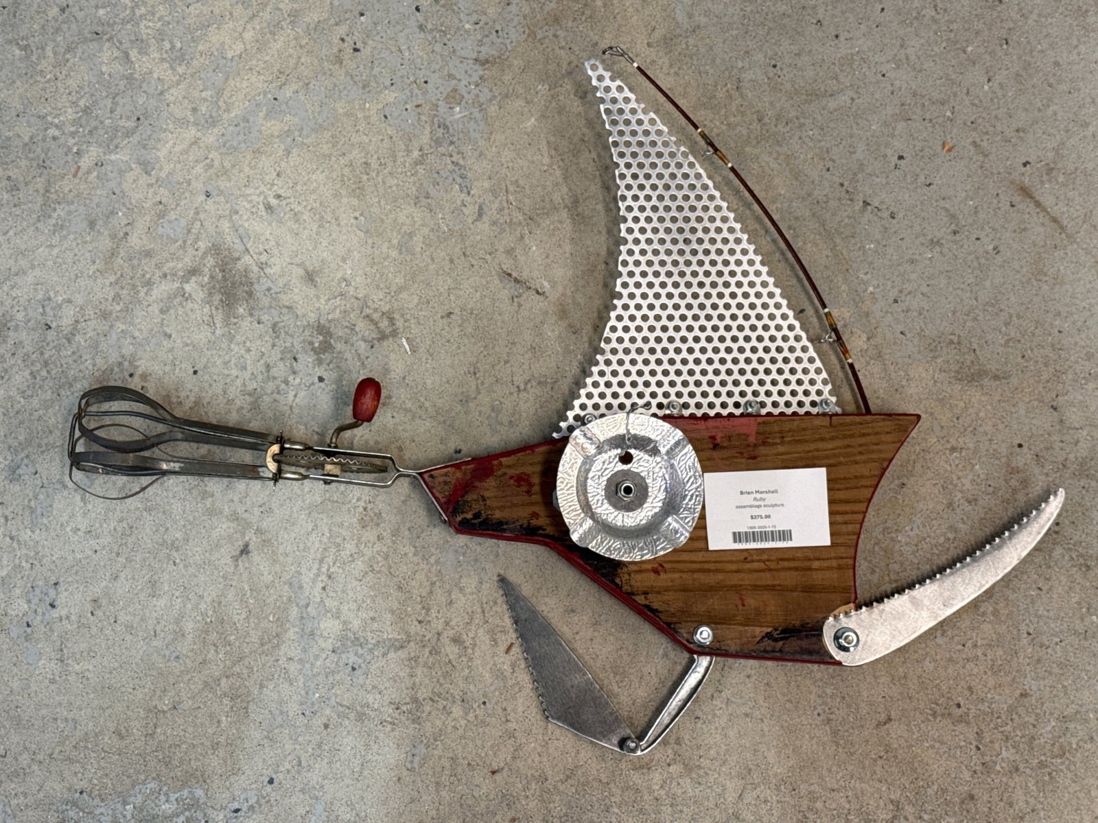 Brian Marshall Found Object Sculpture: Ruby - 5