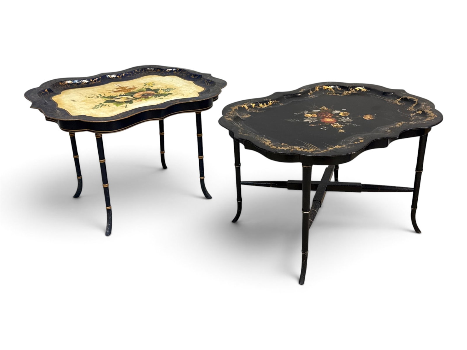 Two Regency-style Tray Top Tables (1 of 5)