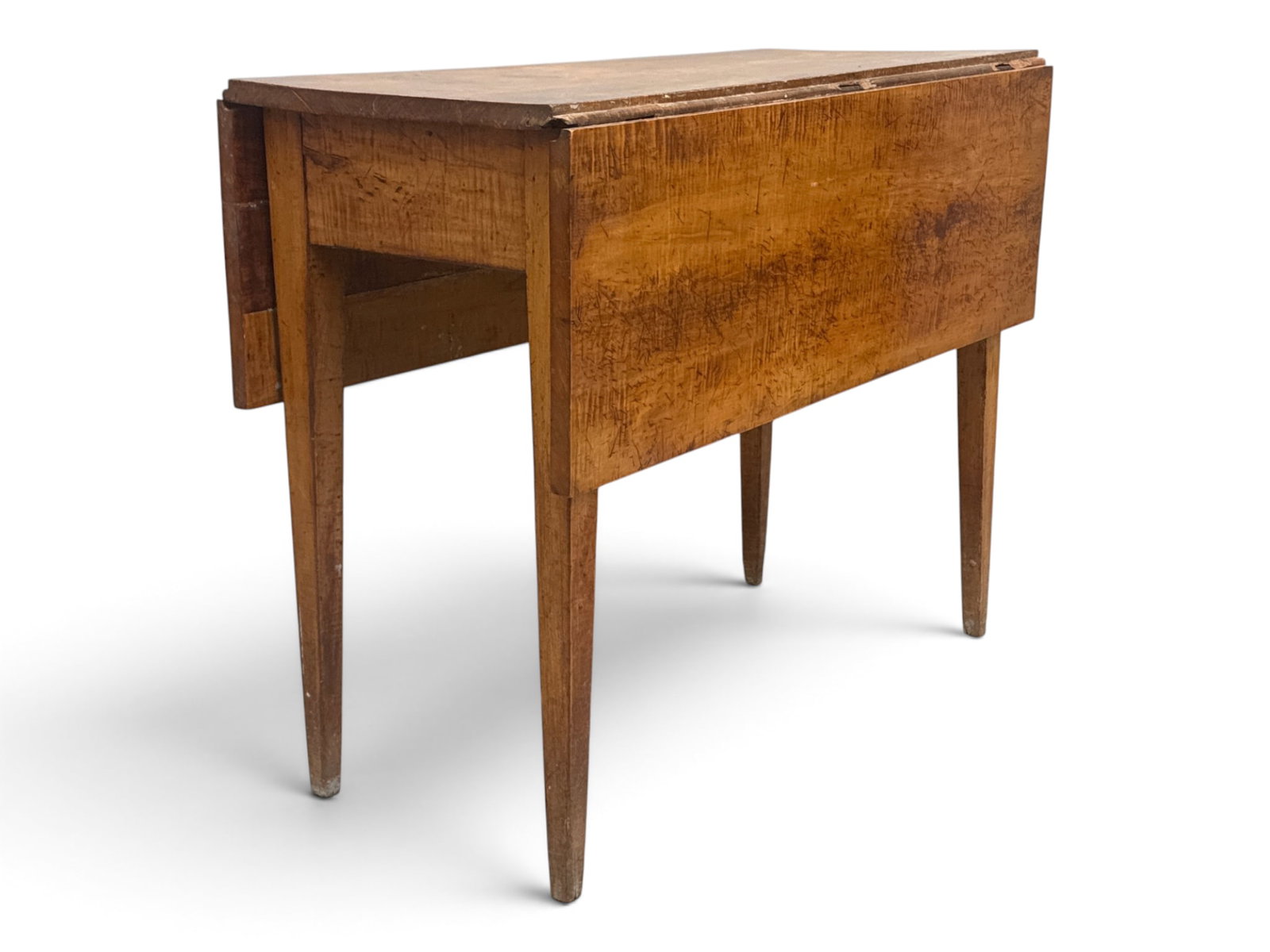 Federal Tiger Maple Pembroke Table (1 of 5)