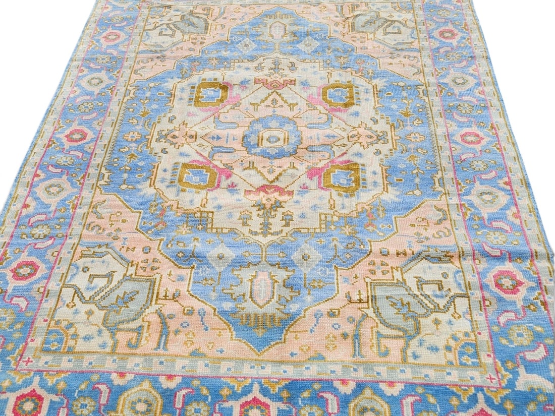 Turkish Room-Size Carpet, 122in x 94in (1 of 9)