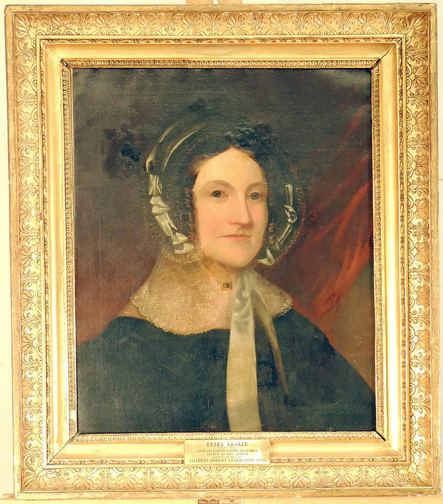 Charles R. Leslie (attrib) Oil/Canvas, Portrait (1 of 6)