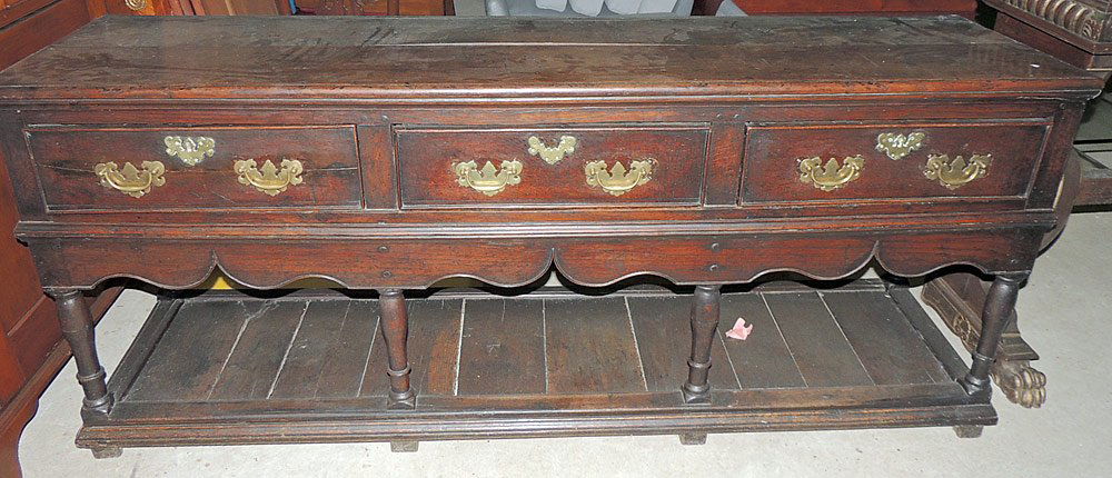 English Oak Sideboard (1 of 3)