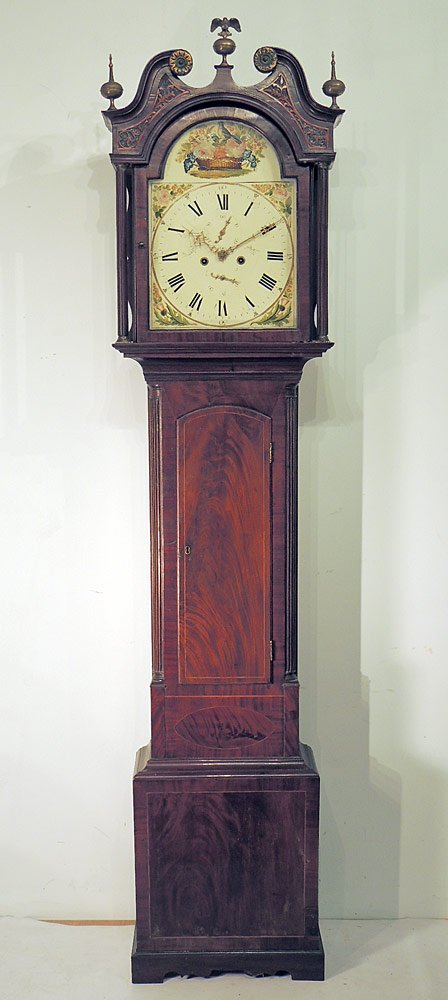 Federal Mahogany Tall Case Clock (1 of 6)