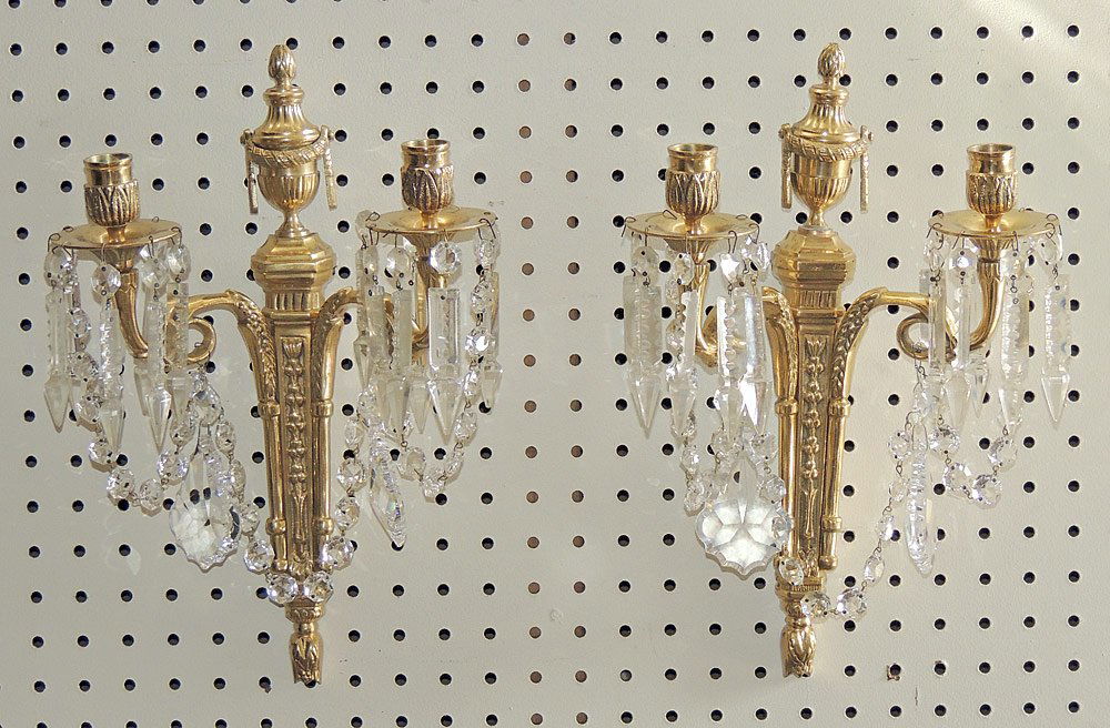 Pair of Brass Sconces (1 of 2)