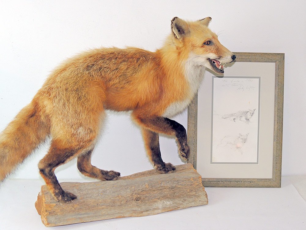 Andrew Newell Wyeth Pencil Sketch with Study Model (1 of 5)