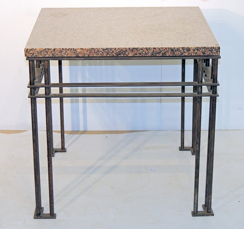 Iron and Marble Cocktail Table (1 of 3)