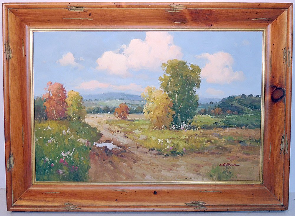 Clifton Oil on Canvas, Autumn Landscape (1 of 2)