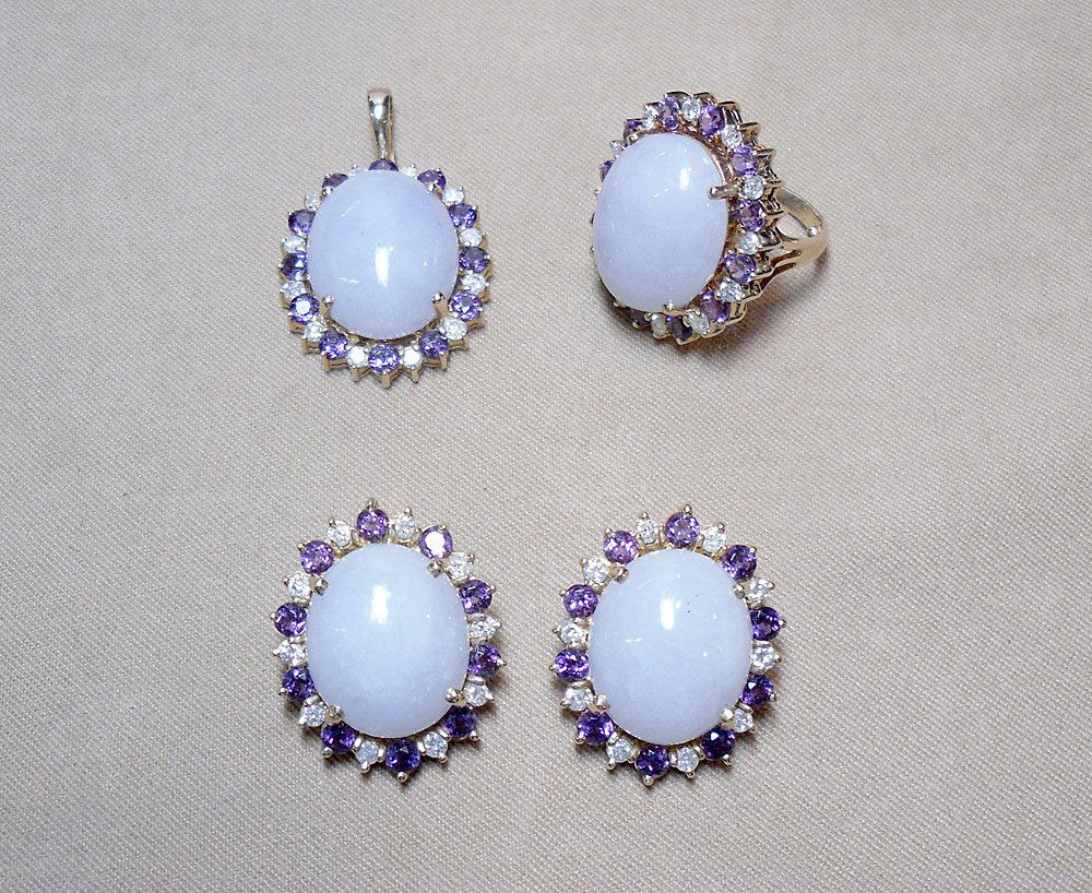 Lavender Jade, Amethyst & Diamond Suite (1 of 2)