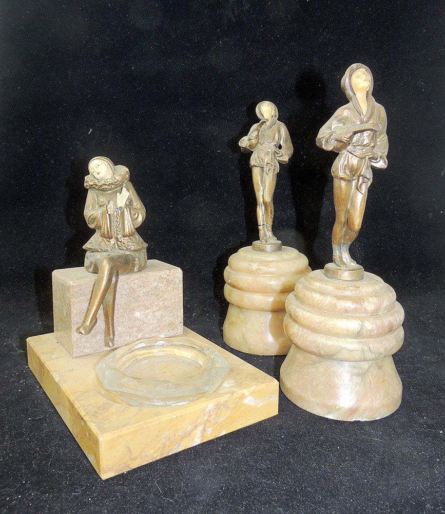 Three-Piece Art Deco Figural Grouping (1 of 2)